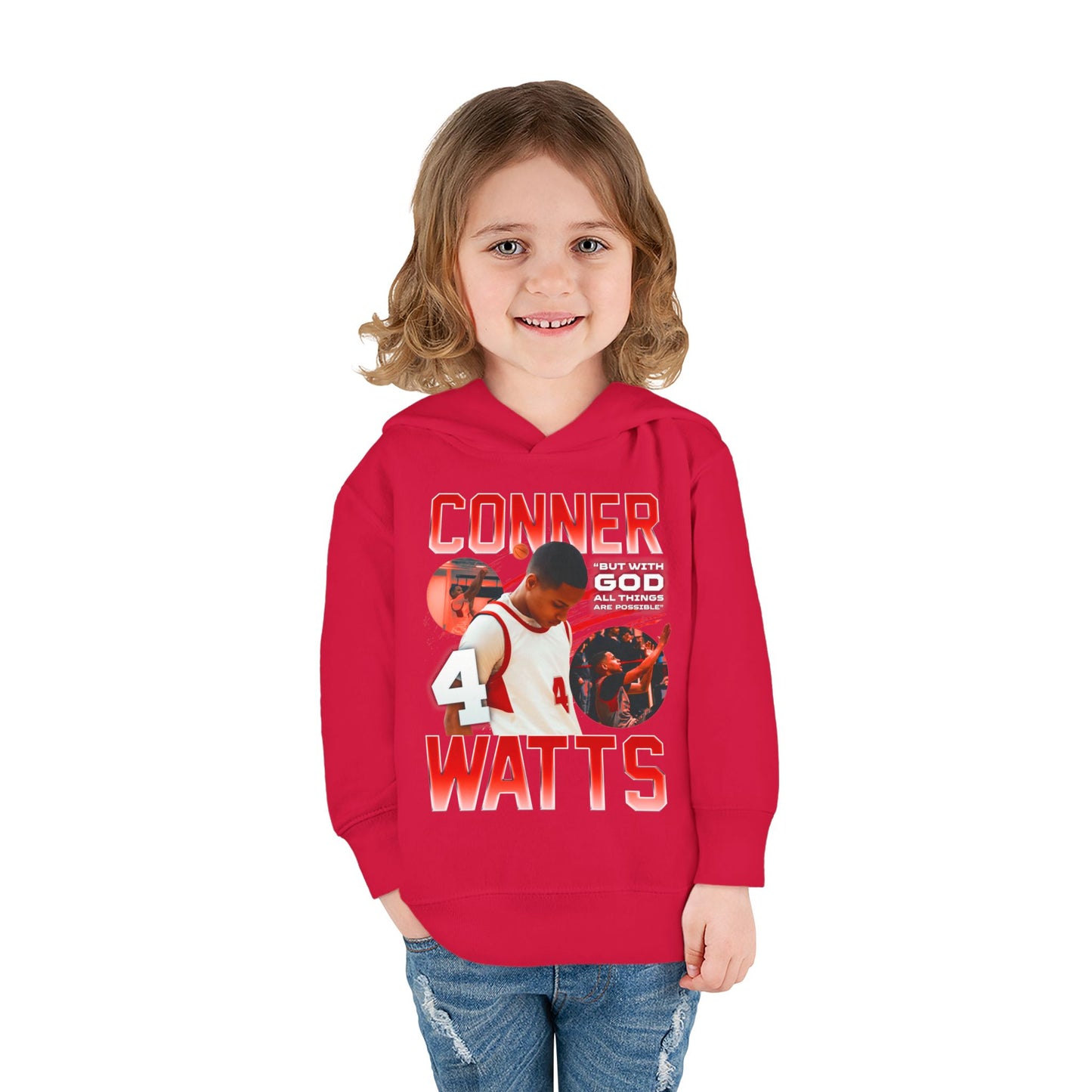 Conner Watts Toddler Pullover Hoodie