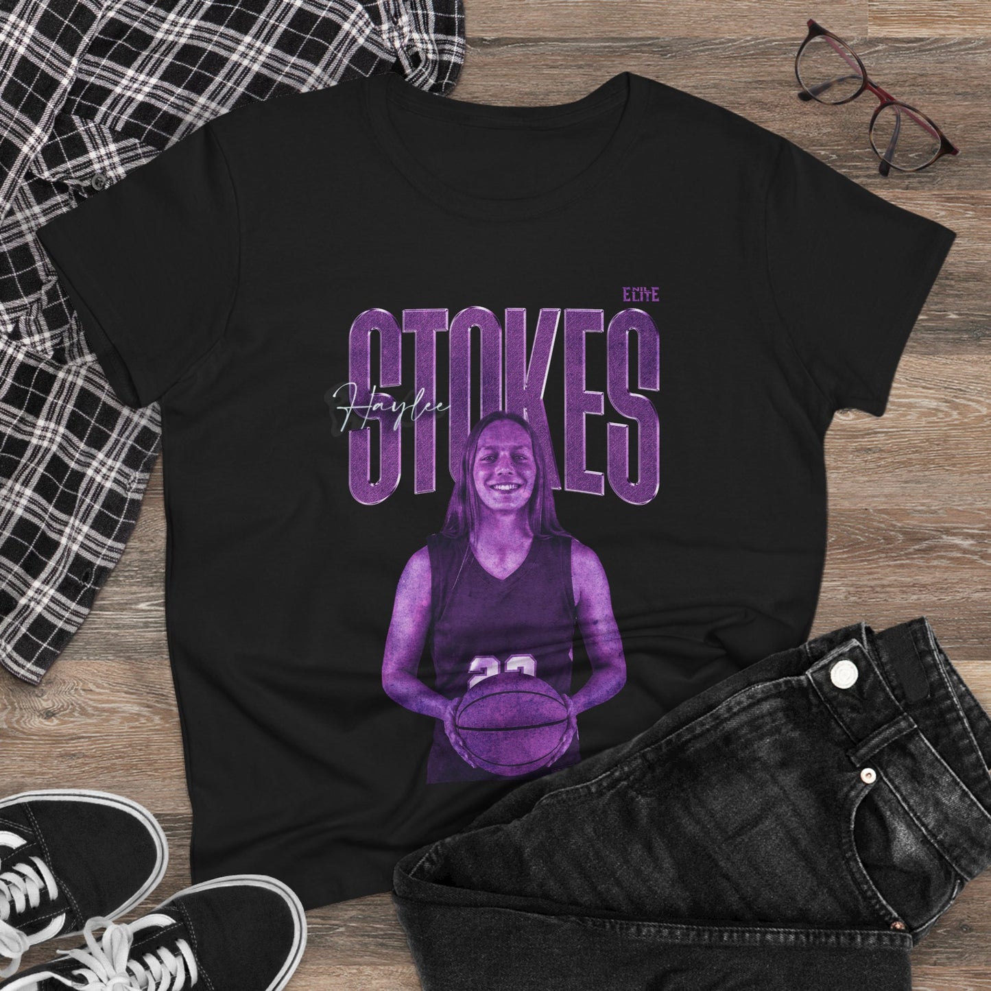 Haylee Stokes Faded Glory Women's Tee