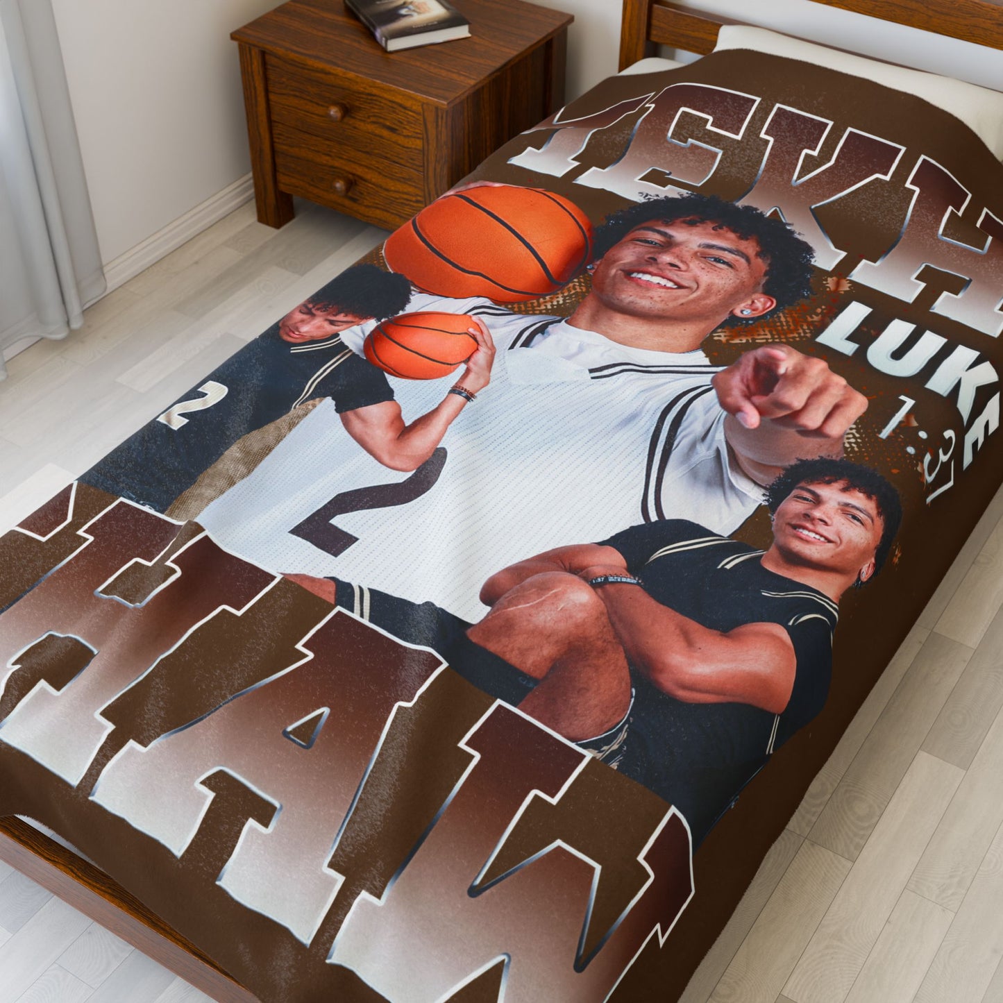 Mekhi Shaw 60"-80" Plush Blanket