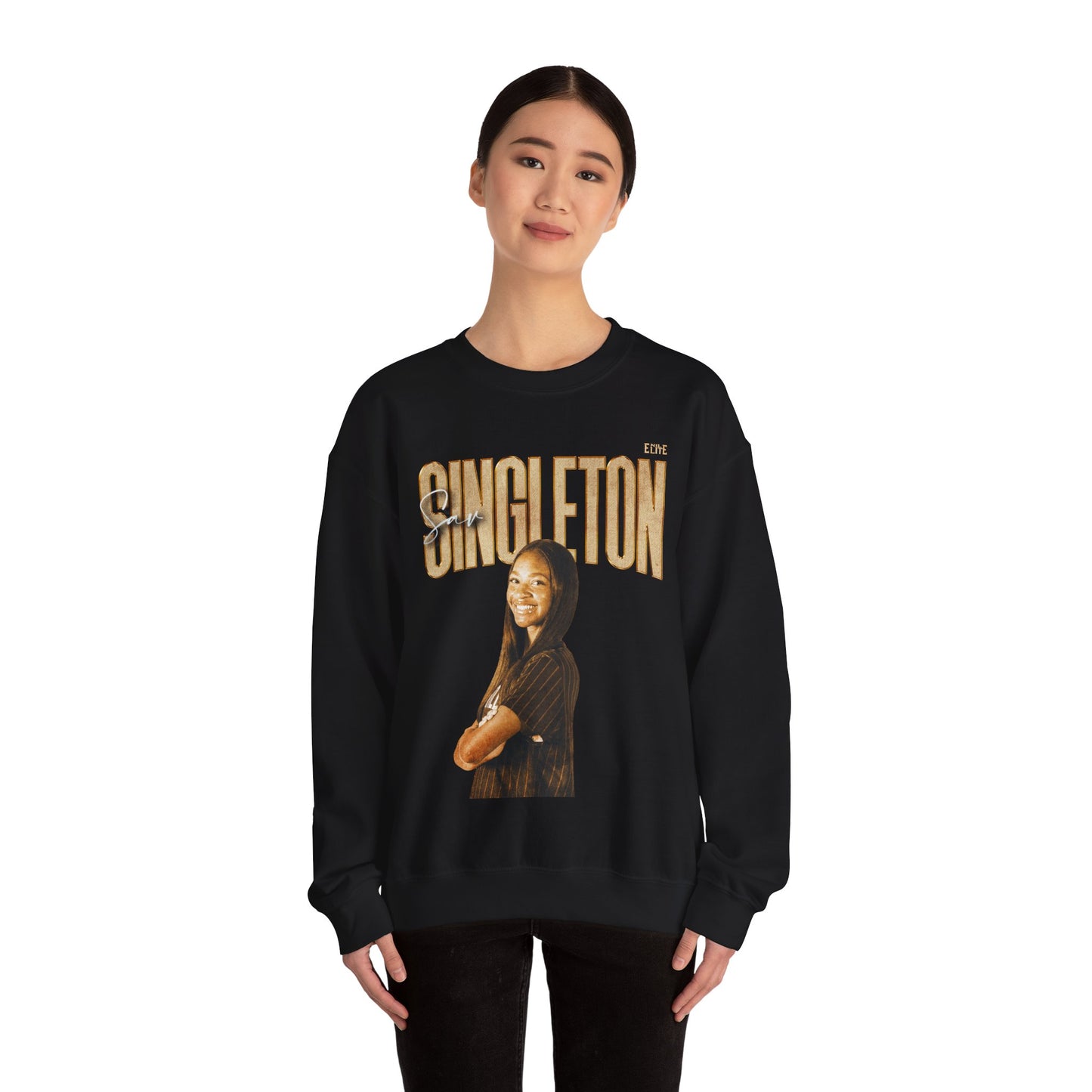 Sav Singleton Faded Glory Crewneck Sweatshirt