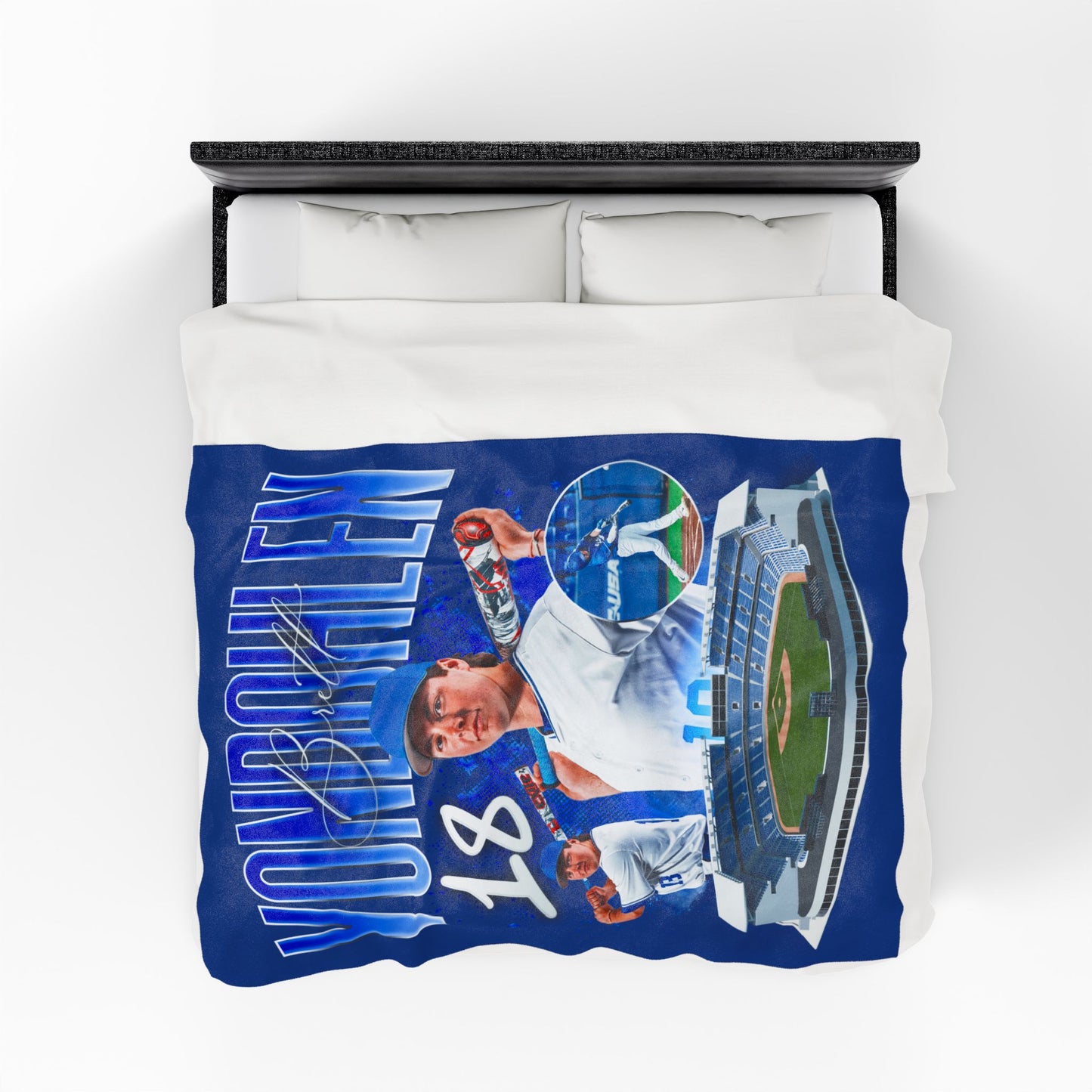 Brett Vondohlen Last Name Highlight 60"-80" Plush Blanket