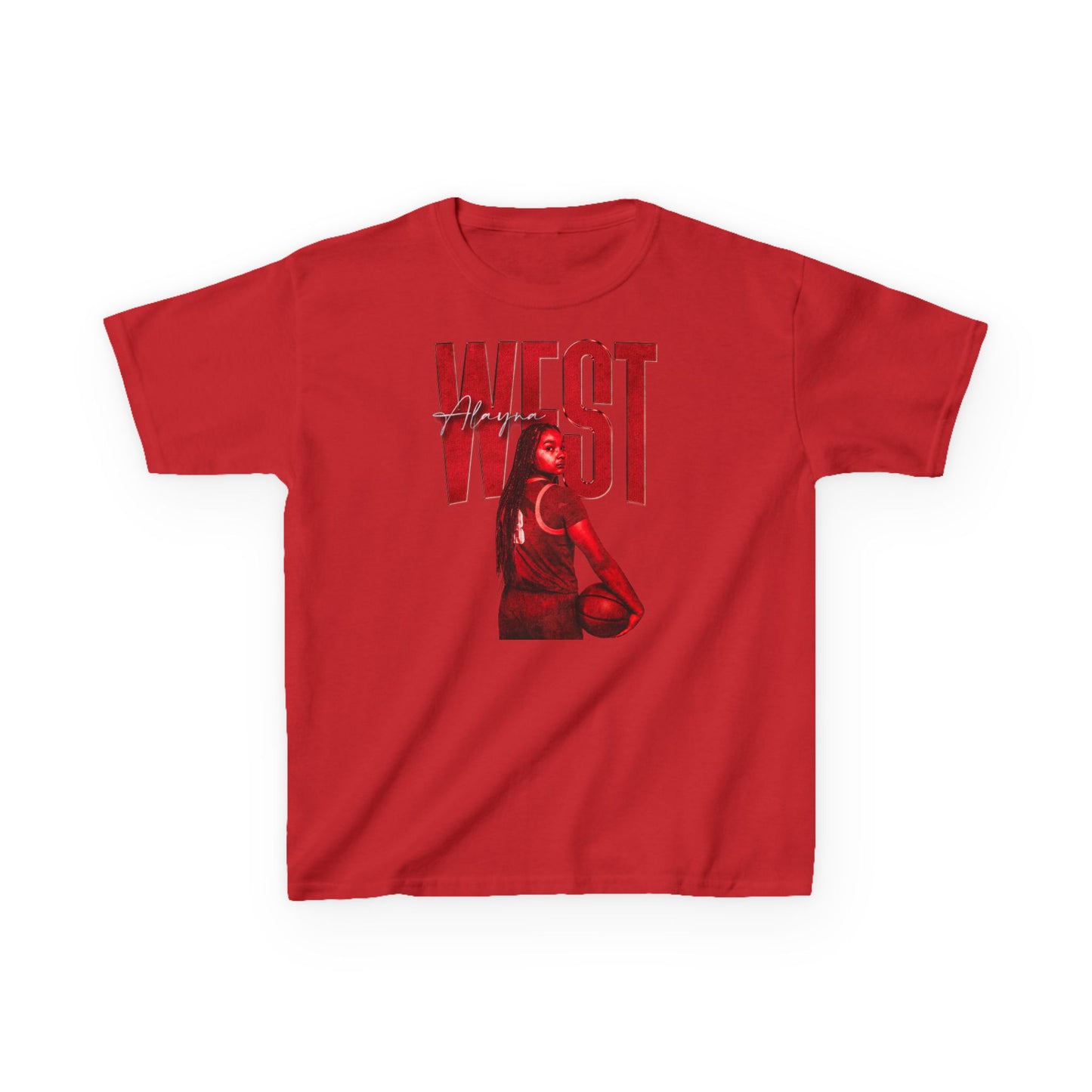 Alayna West Faded Glory Kids Tee