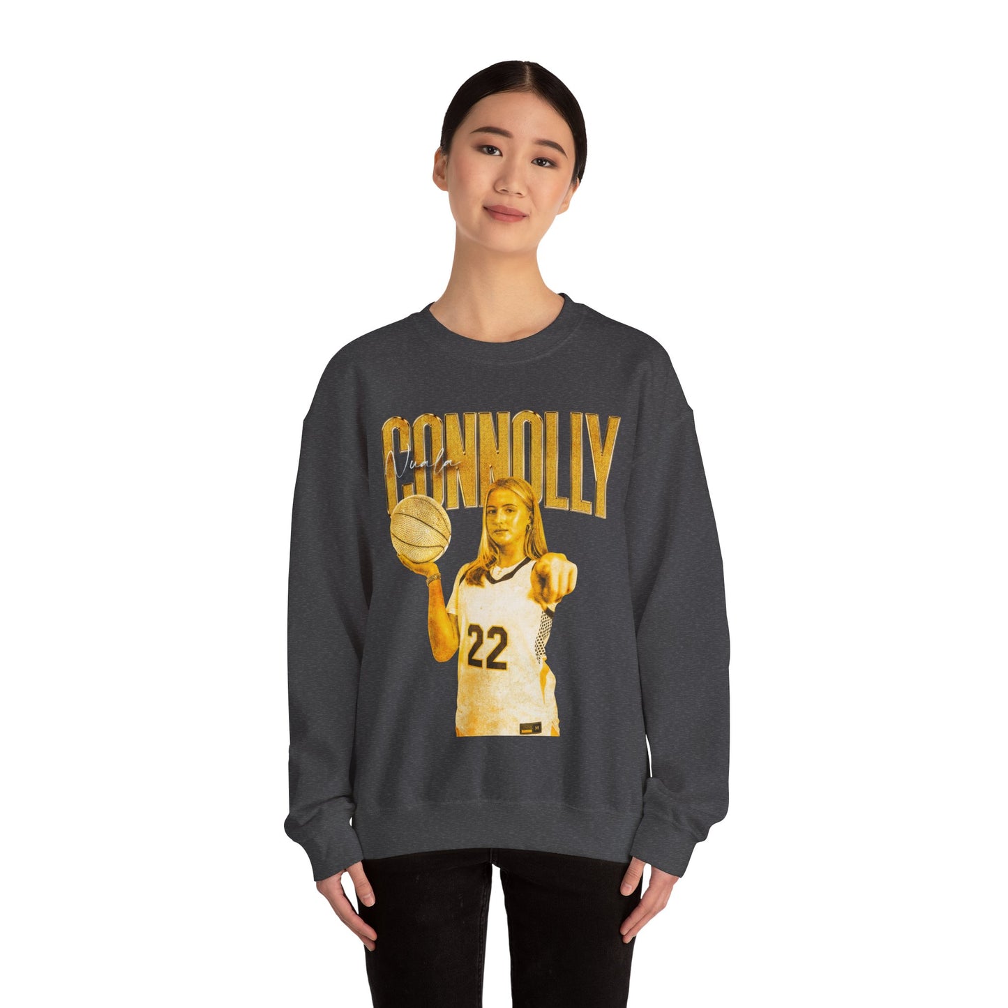 Nuala Connolly Faded Glory Crewneck Sweatshirt