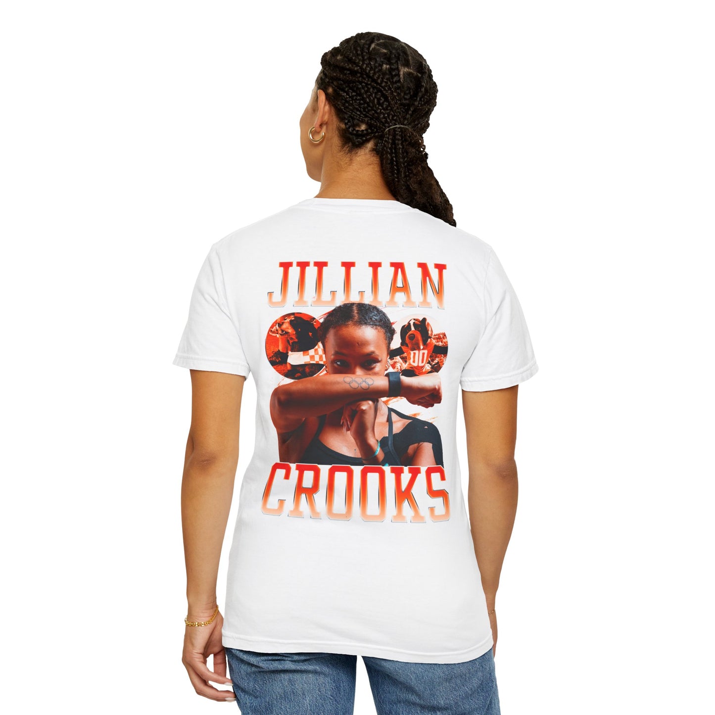 Jillian Crooks Logo Front & Back Premium Tee