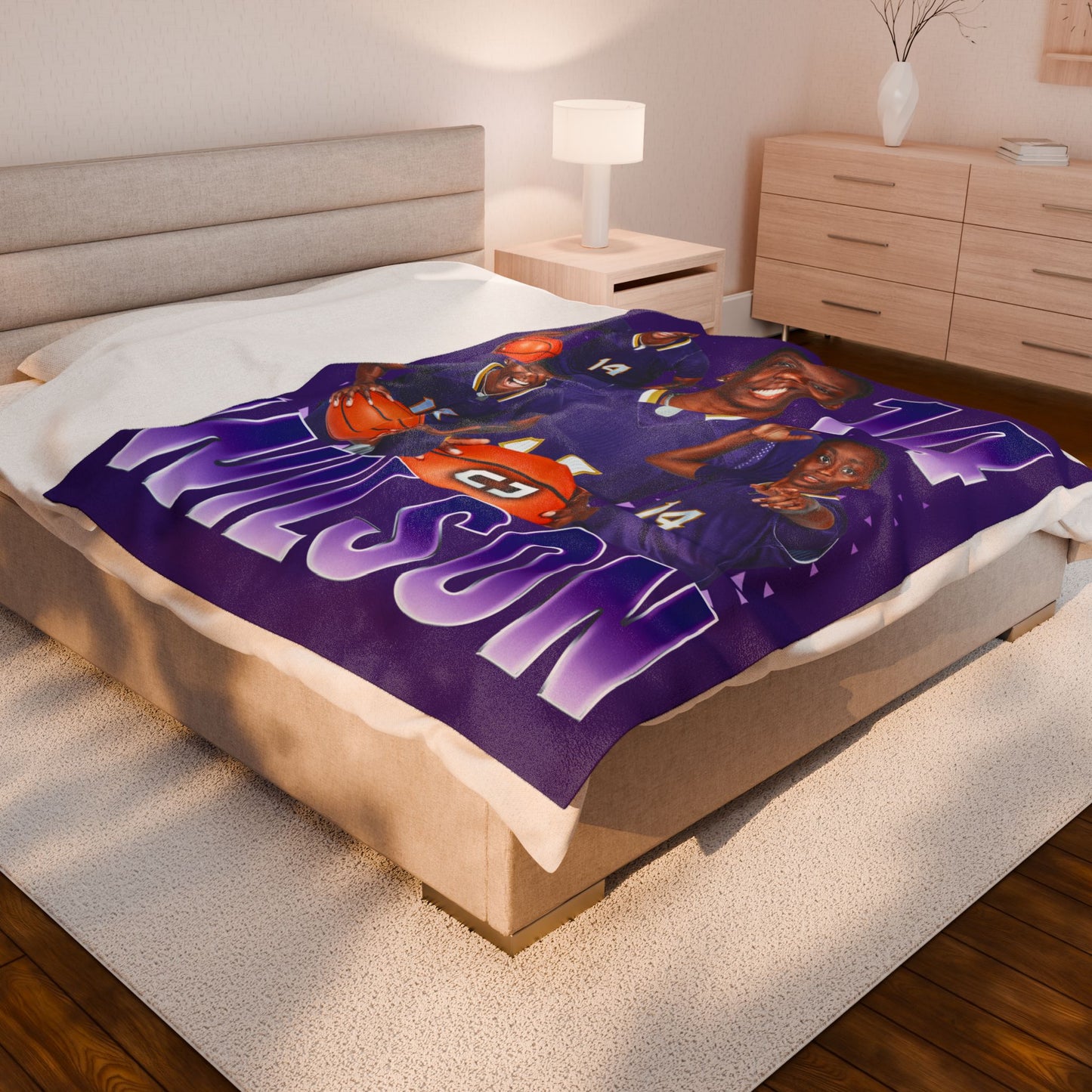 CJ Wilson 60"-80" Plush Blanket