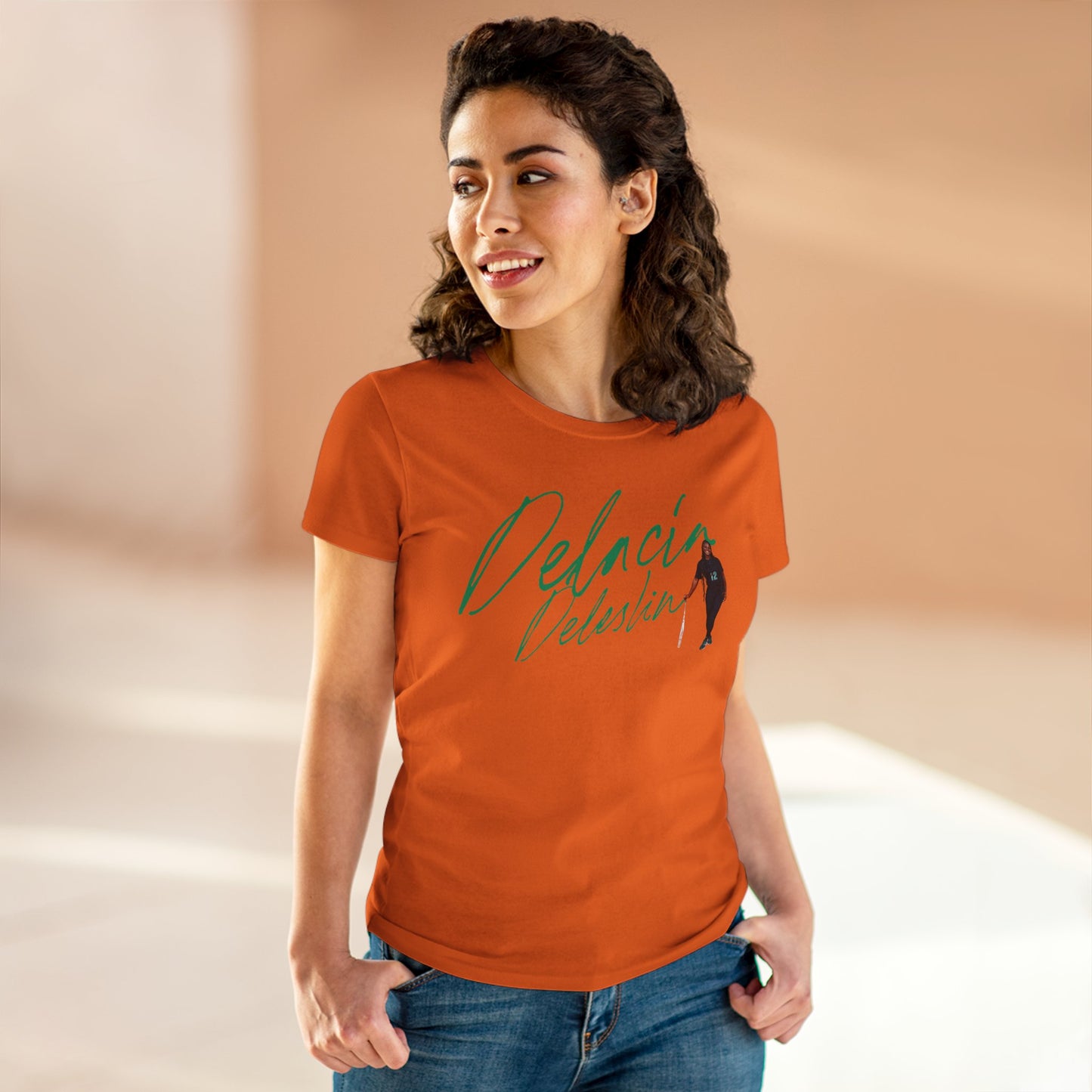 Delacia Deleslin Cursive Women's Tee