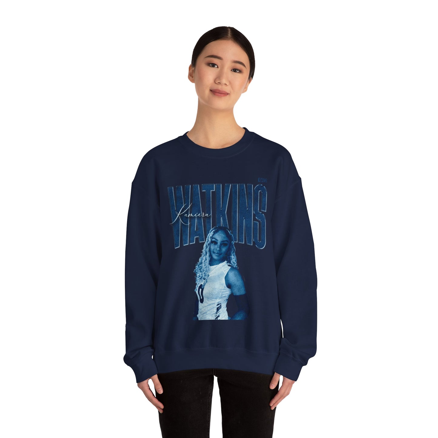 Kamiera Watkins Faded Glory Crewneck Sweatshirt