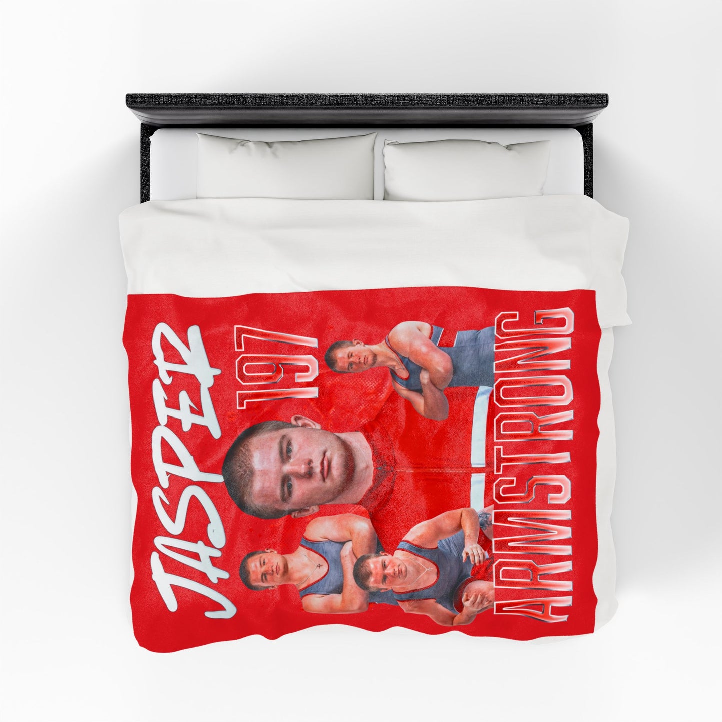 Jasper Armstrong 60"-80" Plush Blanket