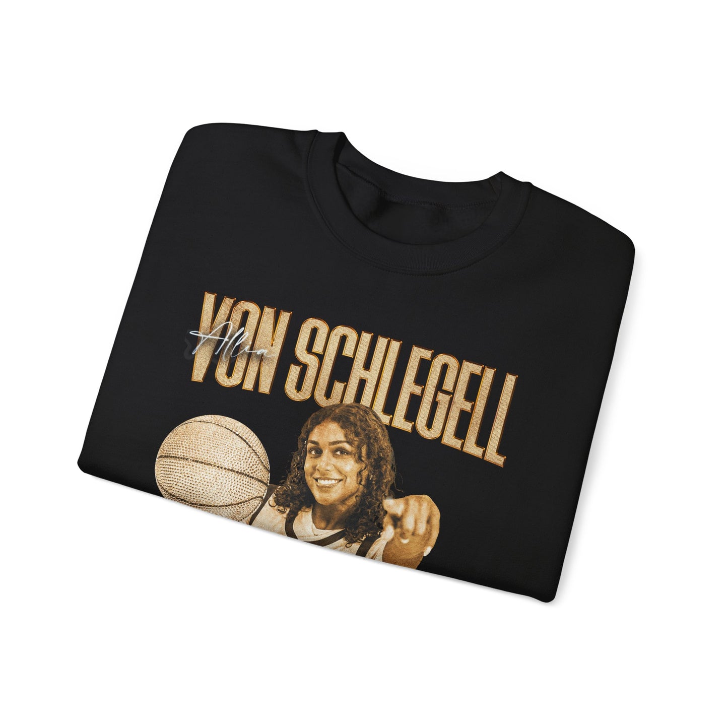 Allia Von Schlegell Faded Glory Crewneck Sweatshirt