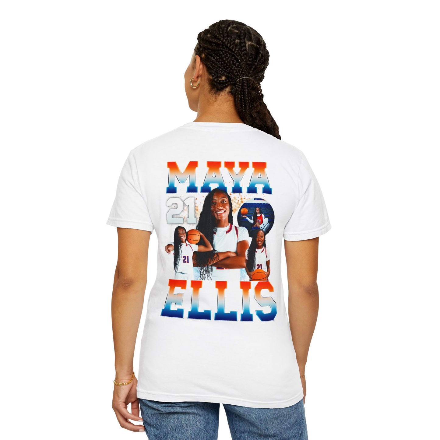 Maya Ellis Logo Front & Back Premium Tee