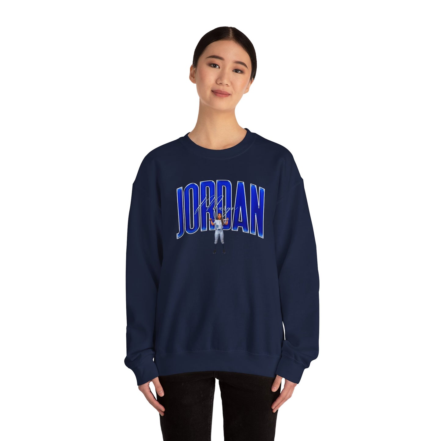 Maryn Jordan Big Last Name Crewneck Sweatshirt