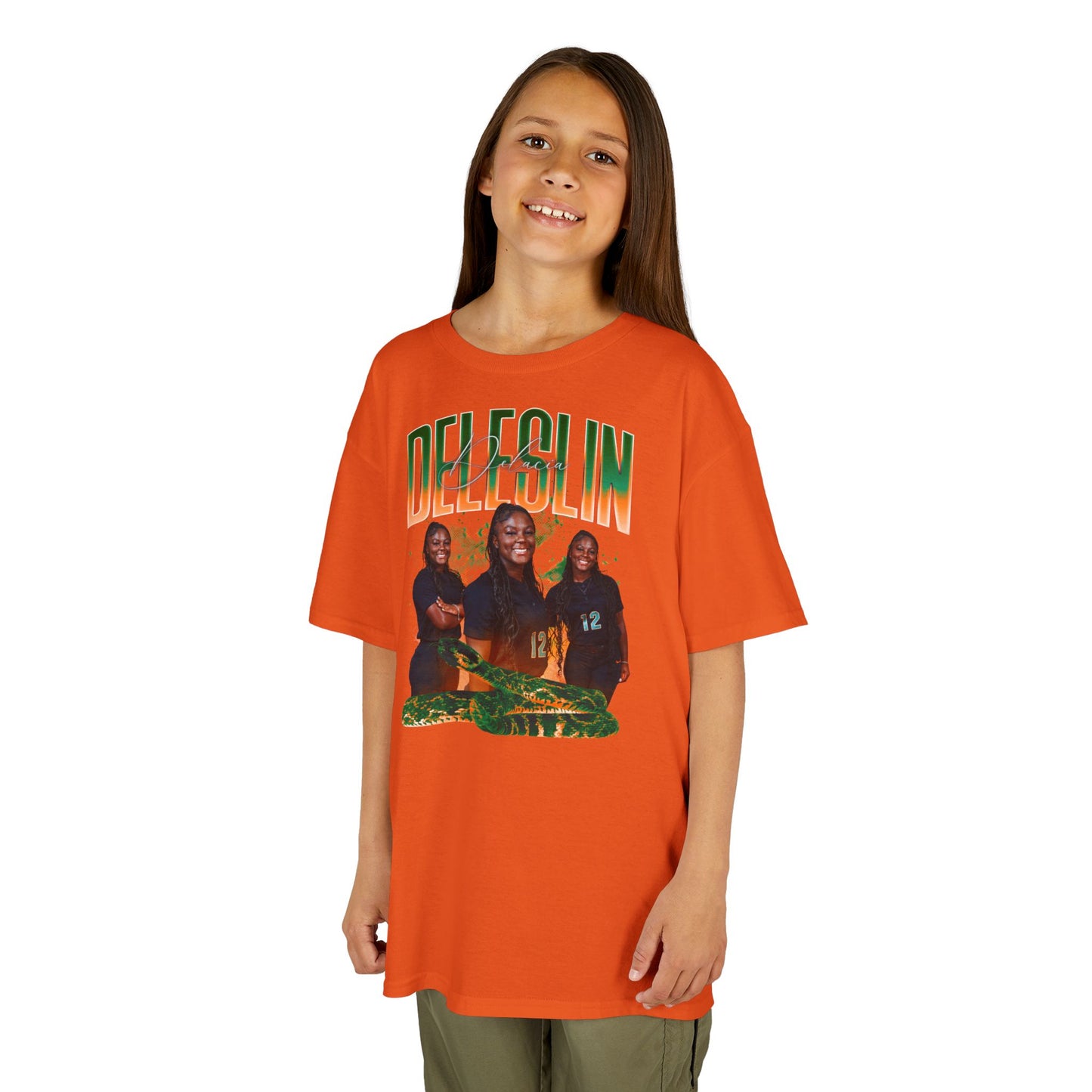 Delacia Deleslin Last Name Highlight Kids Tee