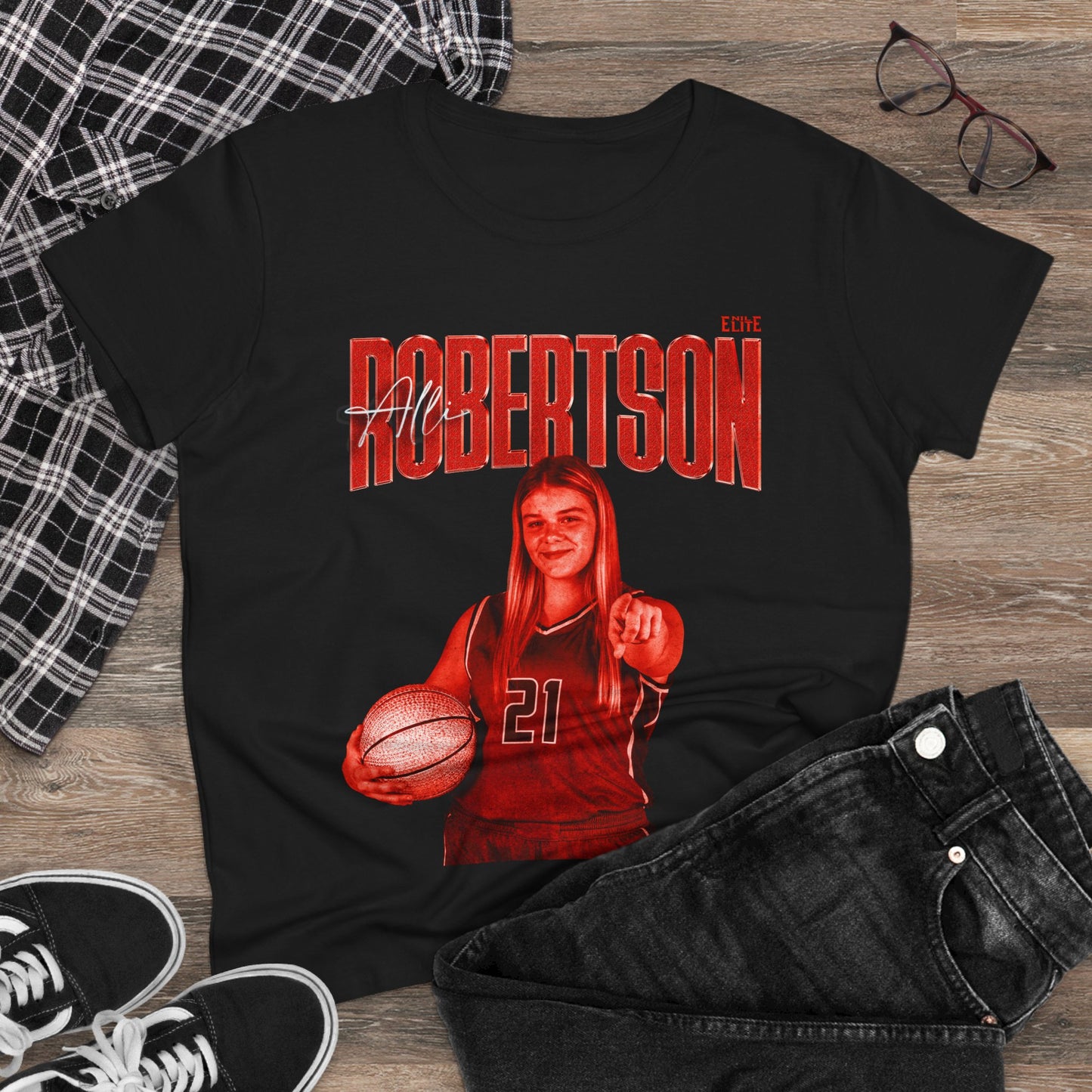 Alli Robertson Faded Glory Women's Tee