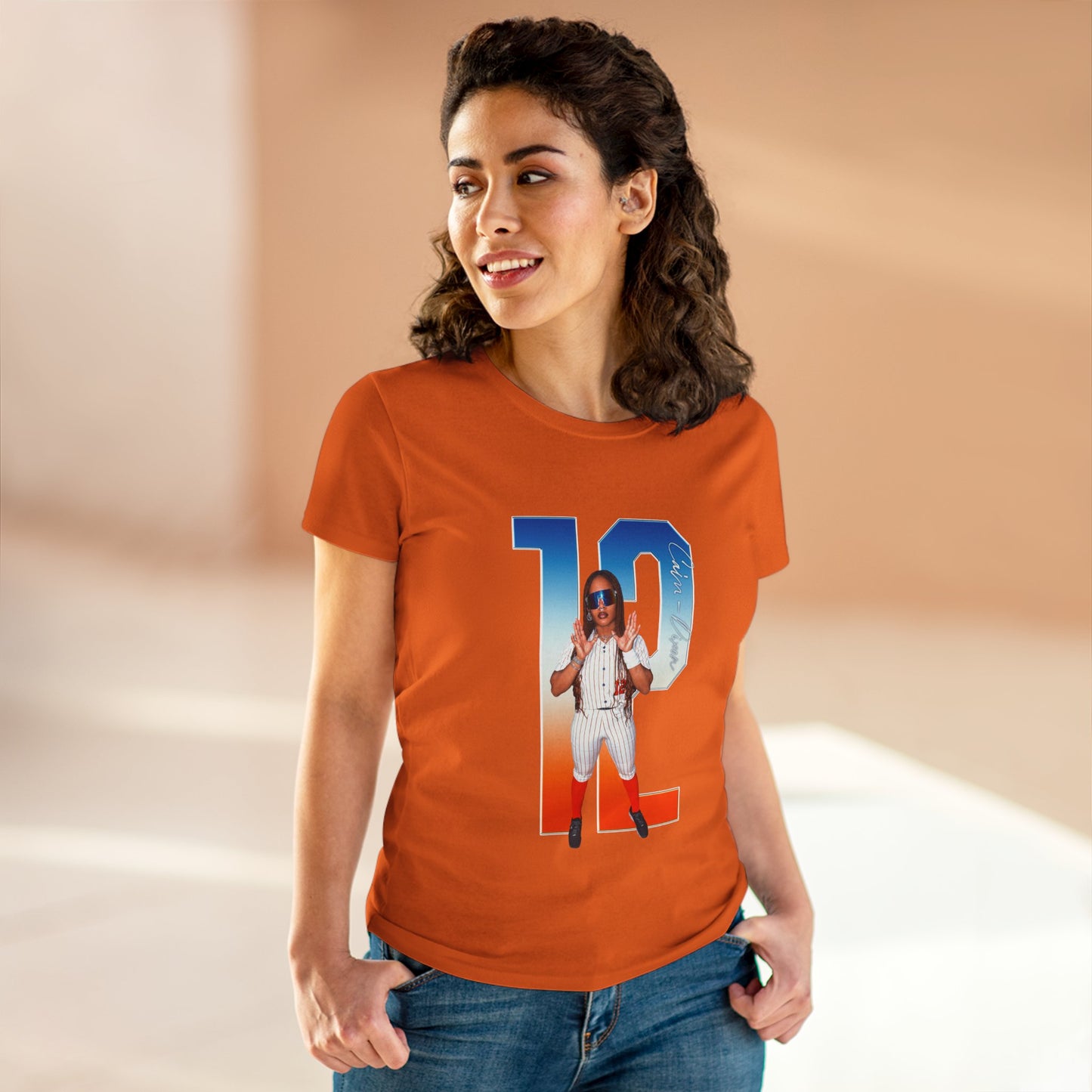 Nanye Cain Dixon Player Icon Number Women's Tee
