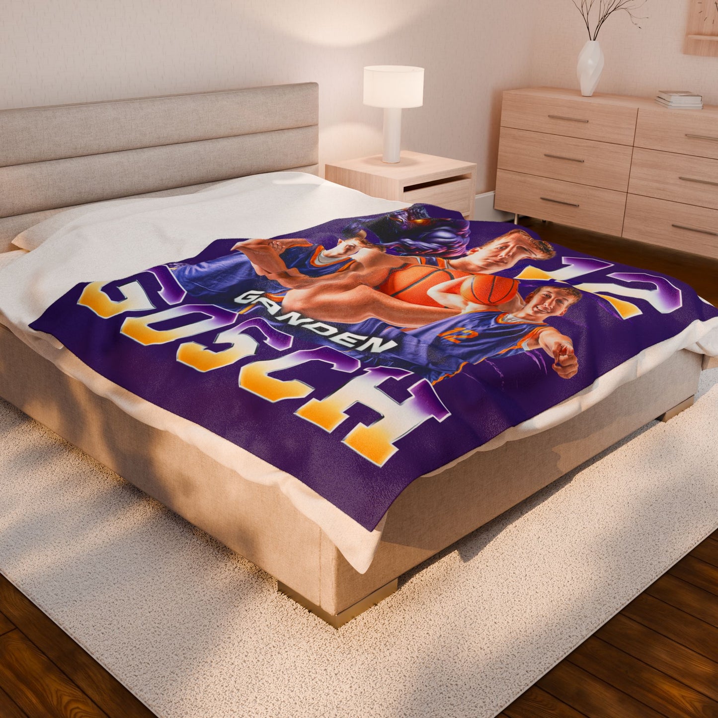 Ganden Gosch 60"-80" Plush Blanket