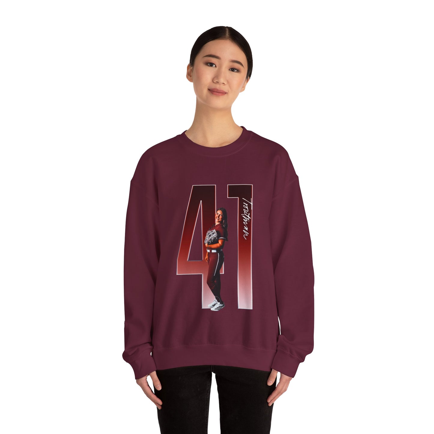 Taylor Troutman Player Icon Number Crewneck Sweatshirt