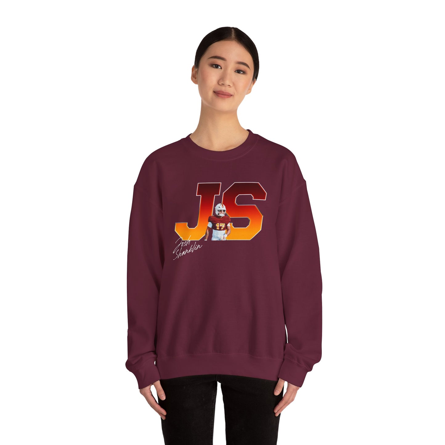 Josh Shanklin Big Initials Colored Crewneck Sweatshirt