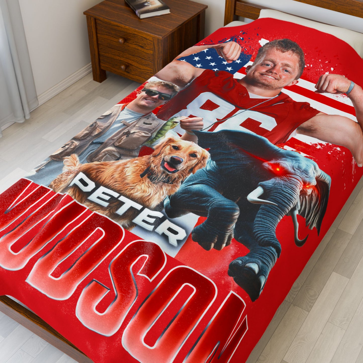 Peter Knudson 60"-80" Plush Blanket