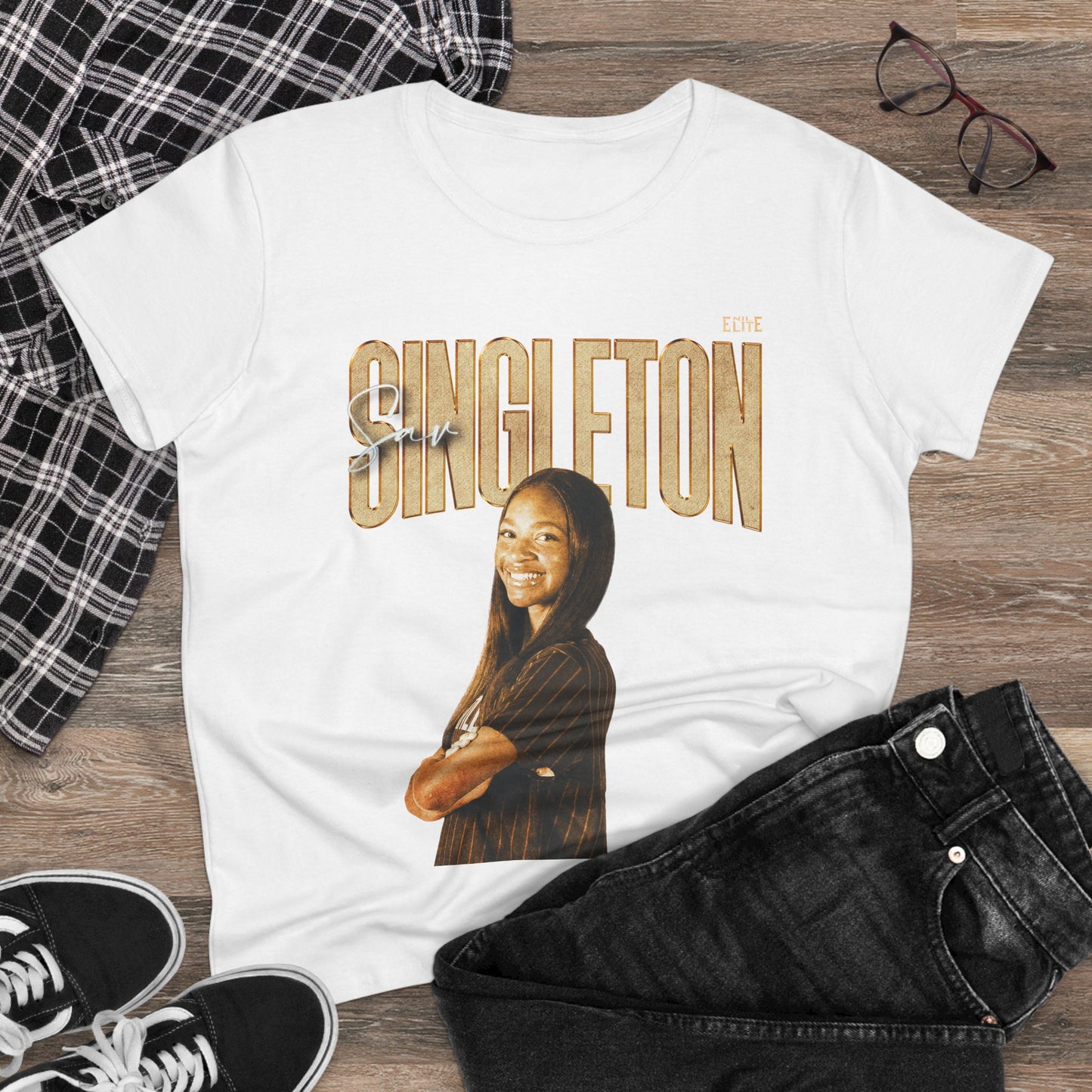 Sav Singleton Faded Glory Women's Tee