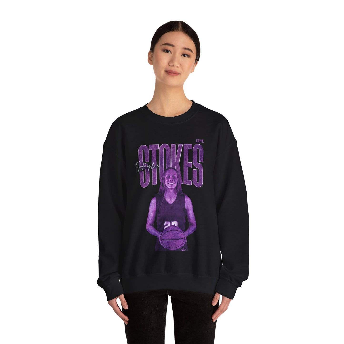 Haylee Stokes Faded Glory Crewneck Sweatshirt