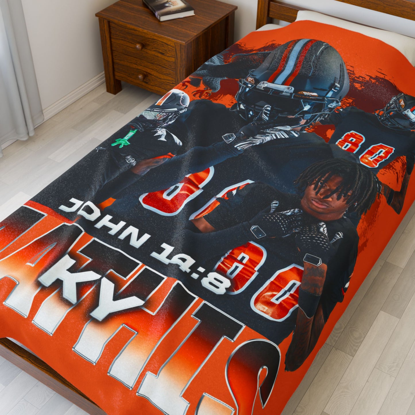 Ky Mathis 60"-80" Plush Blanket