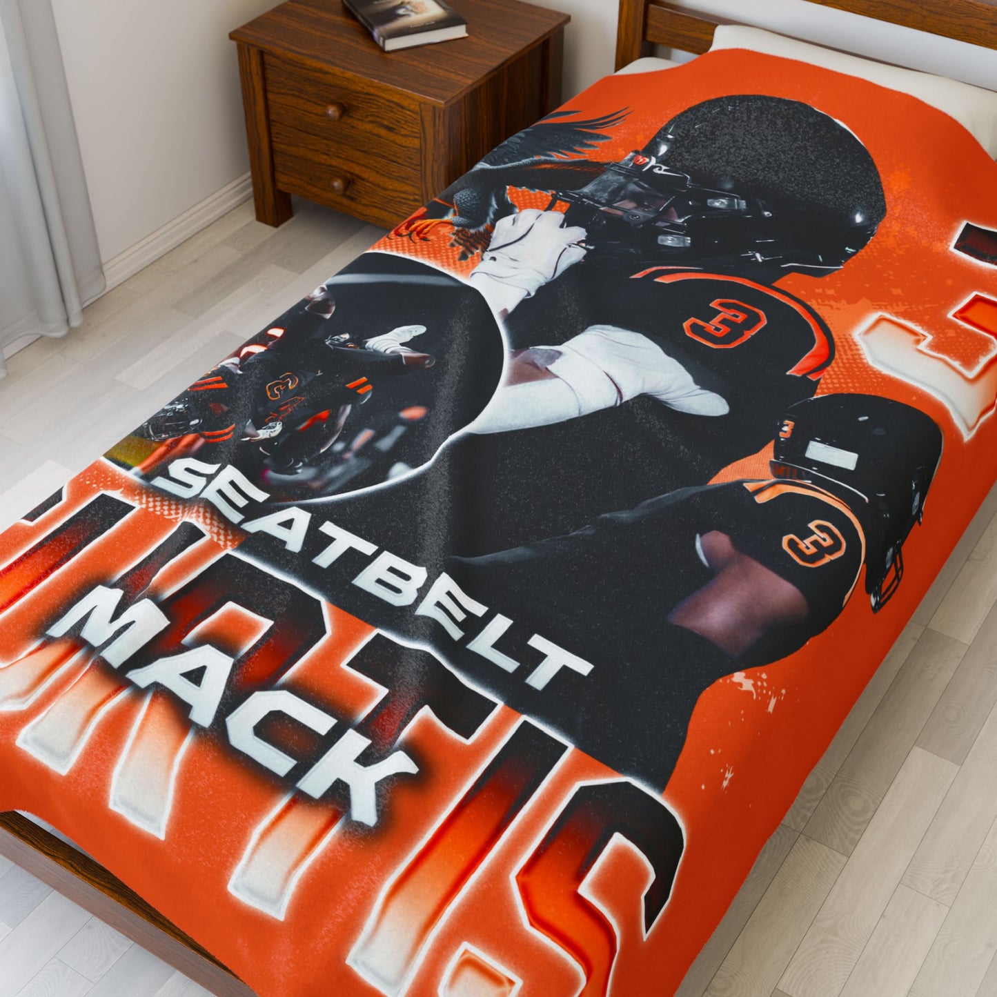 Mack Curtis 60"-80" Plush Blanket