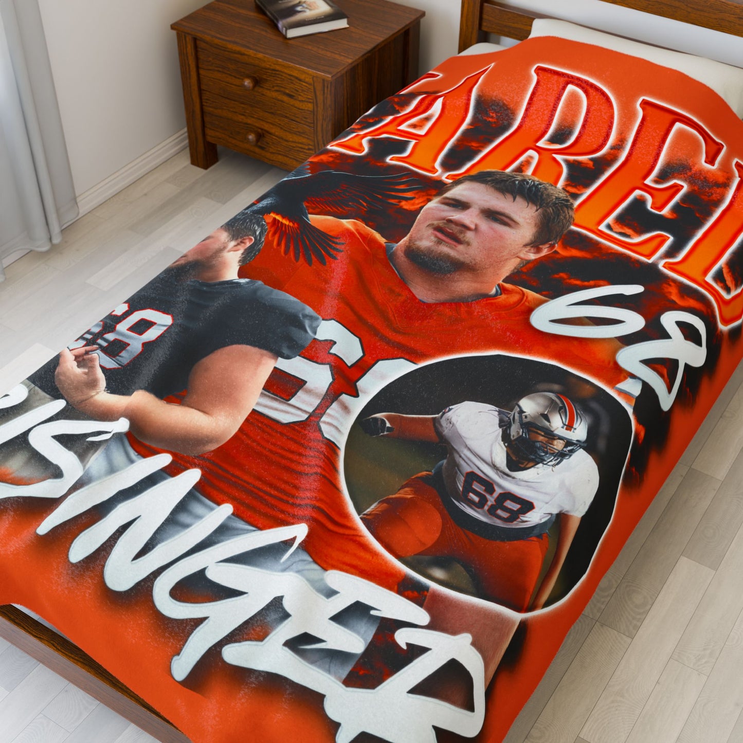 Jared Risinger 60"-80" Plush Blanket