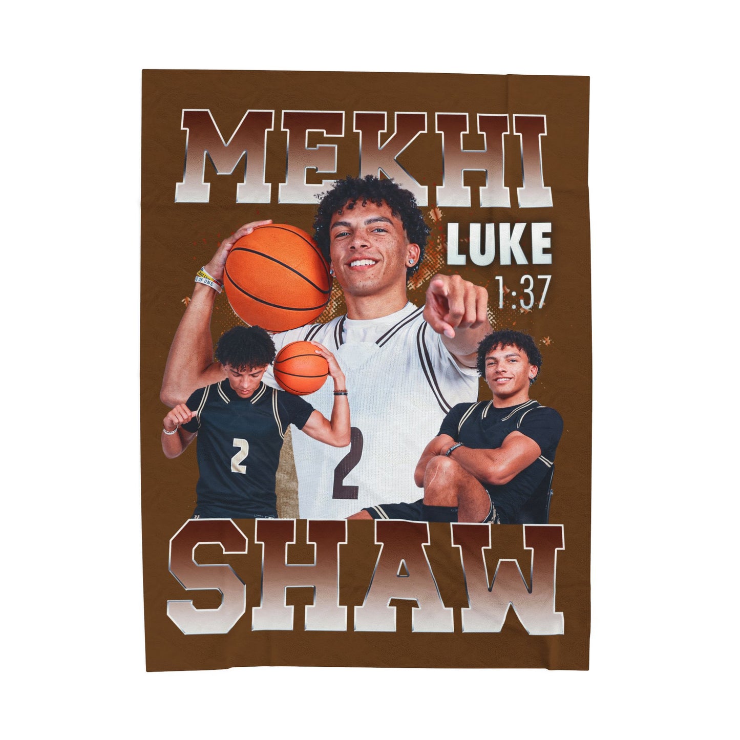 Mekhi Shaw 60"-80" Plush Blanket