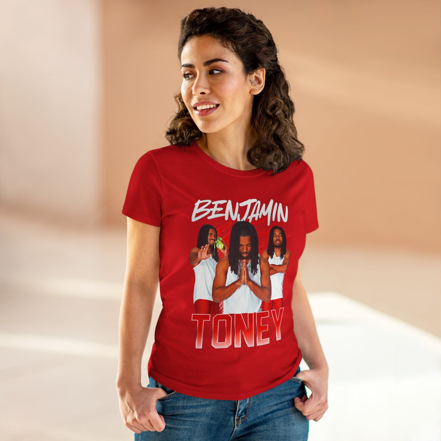Benjamin Toney White & Combo Colored Women's Tee