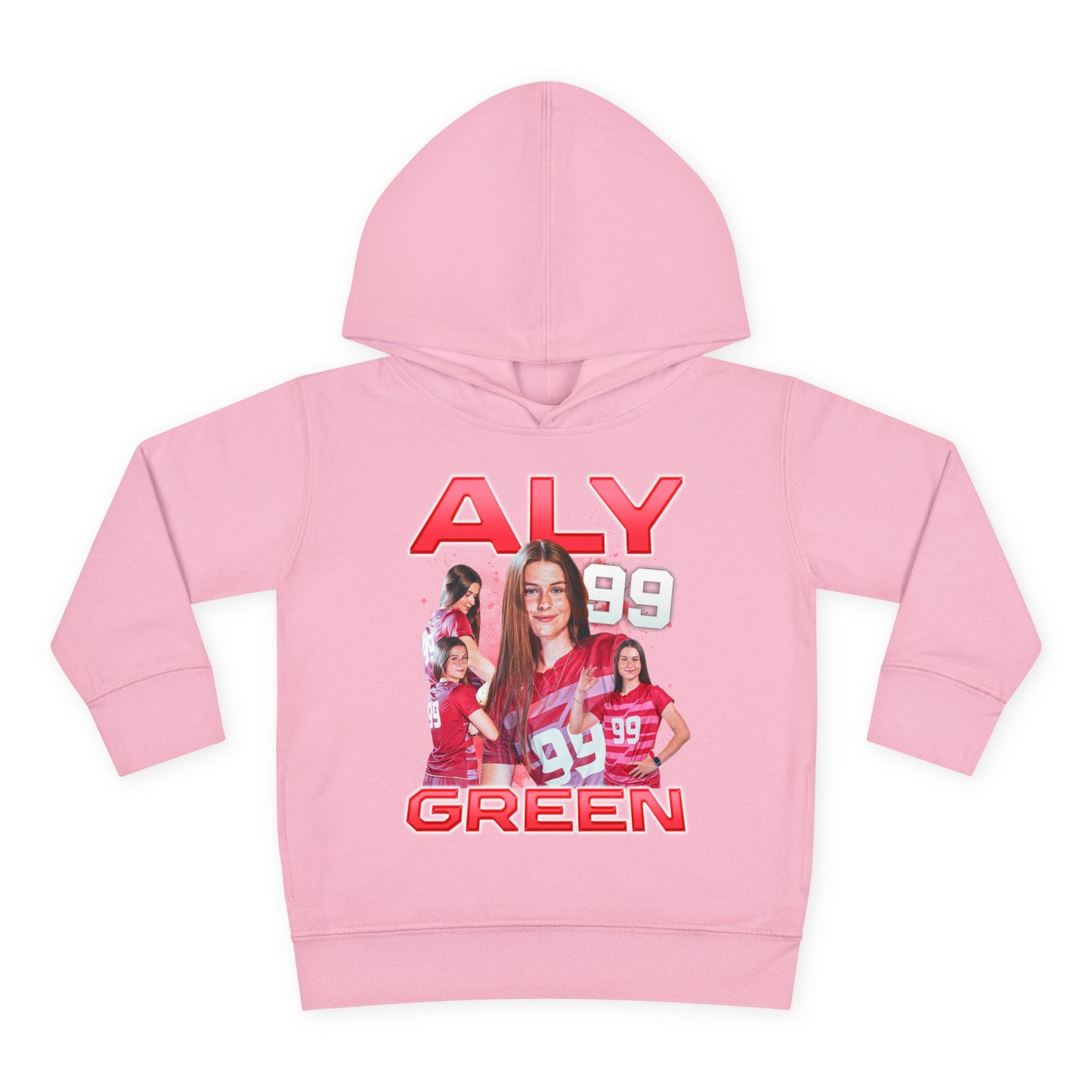 Aly Green Toddler Pullover Hoodie