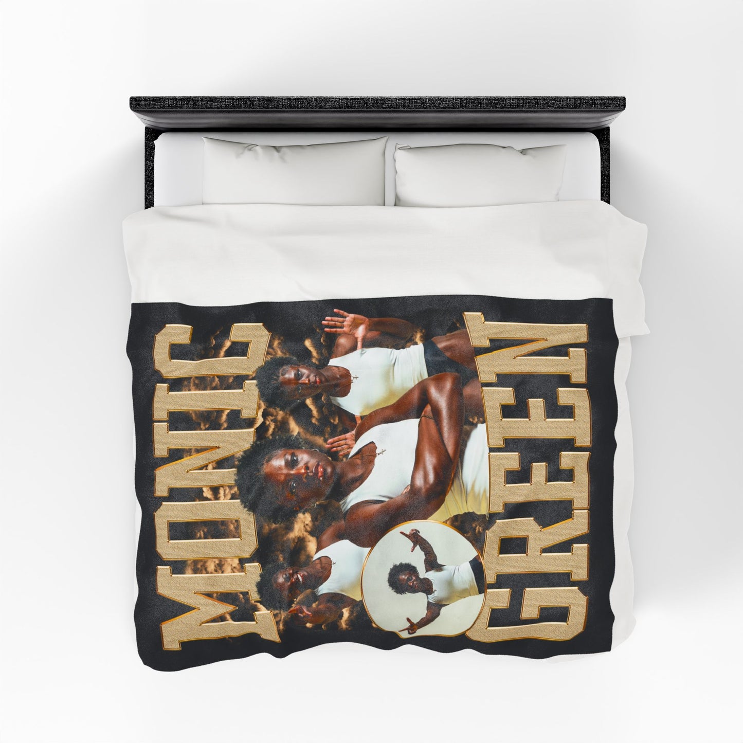 Monic Green 60"-80" Plush Blanket