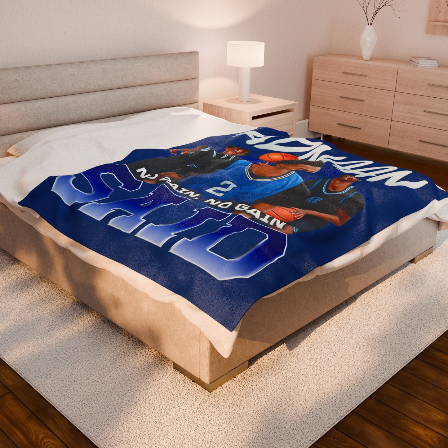 Adnaan Said 60"-80" Plush Blanket