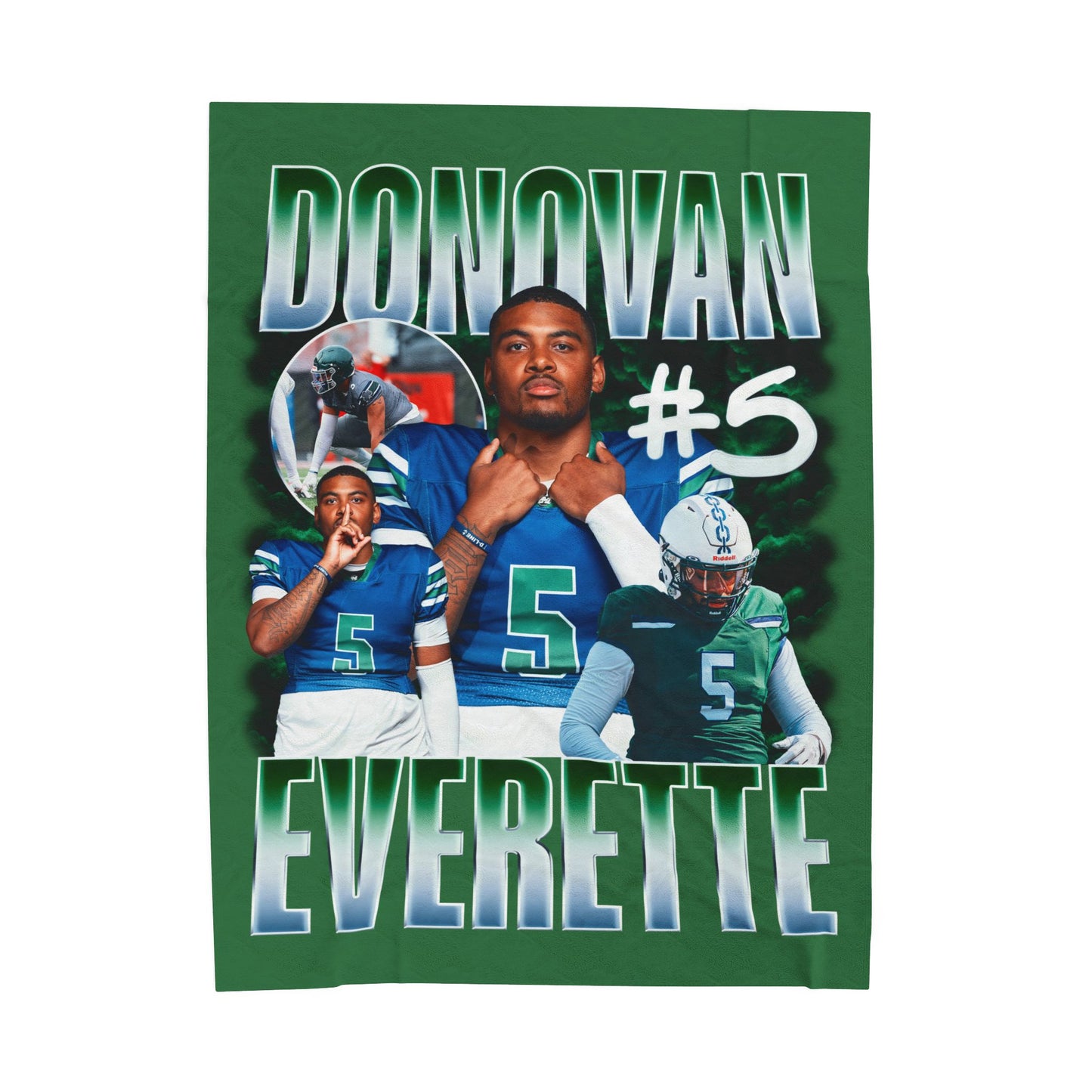 Donovan Everette 60"-80" Plush Blanket