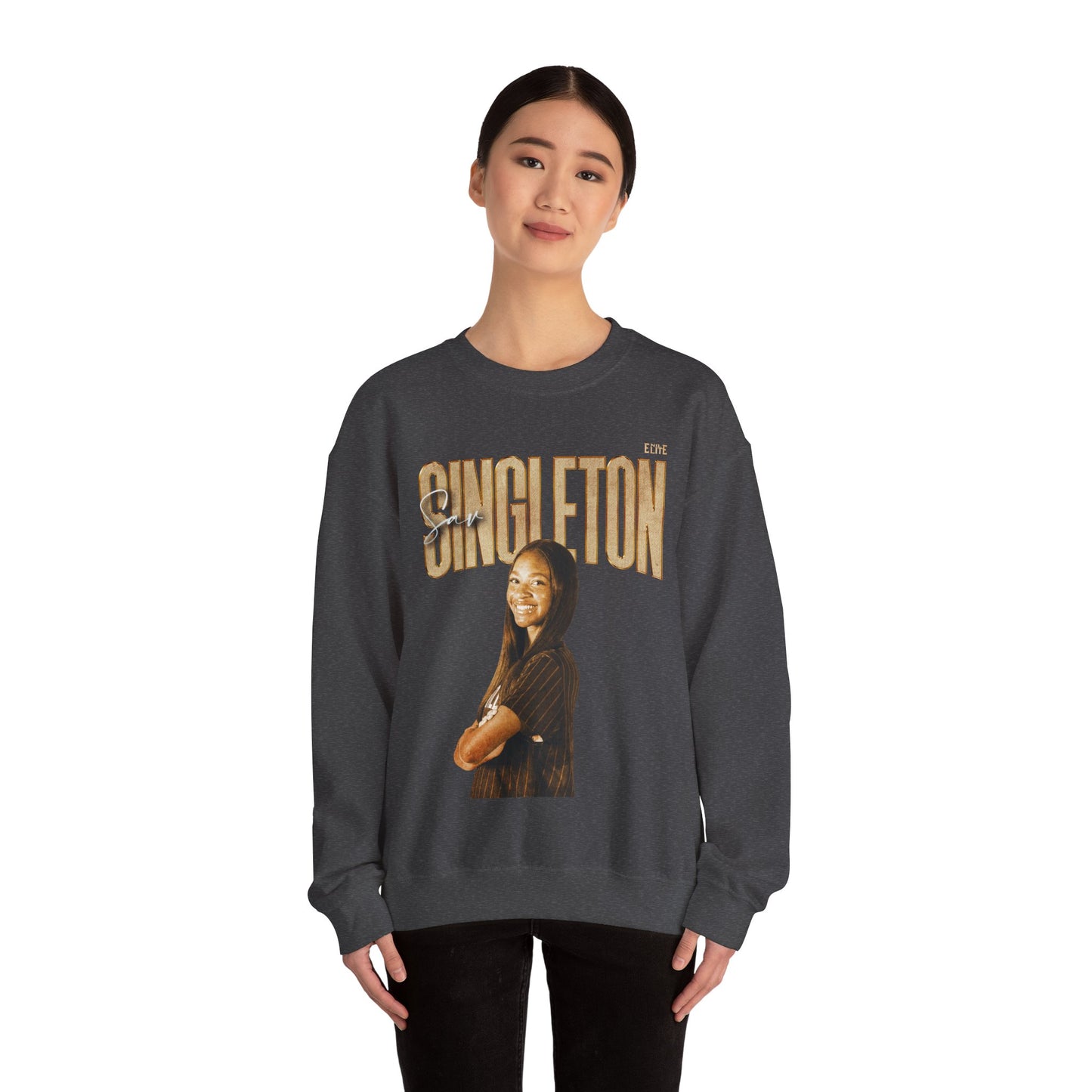 Sav Singleton Faded Glory Crewneck Sweatshirt