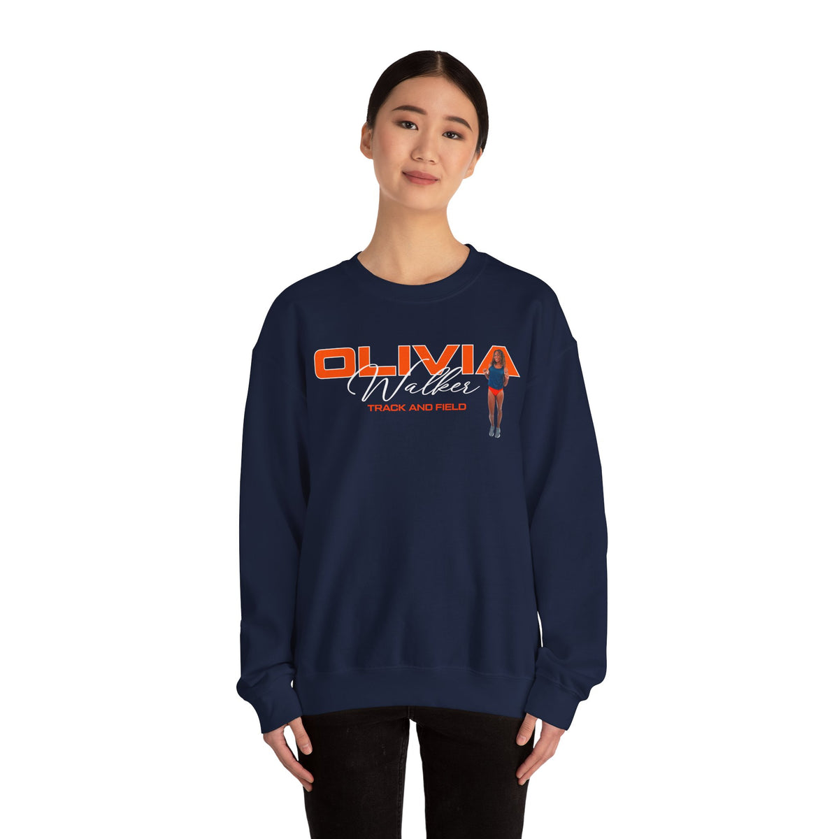 Olivia Walker Cursive Crewneck Sweatshirt