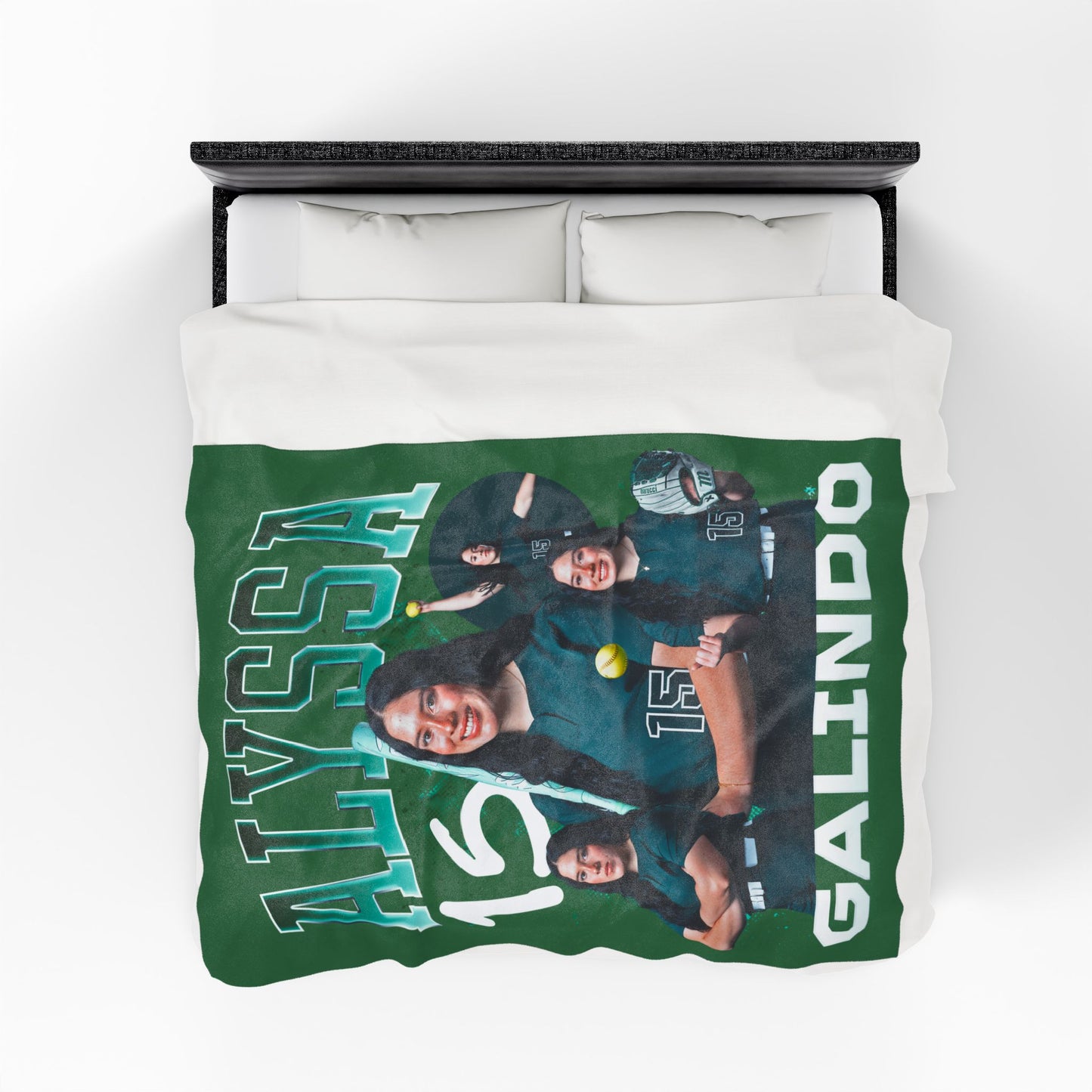 Alyssa Galindo First Name Highlight 60"-80" Plush Blanket