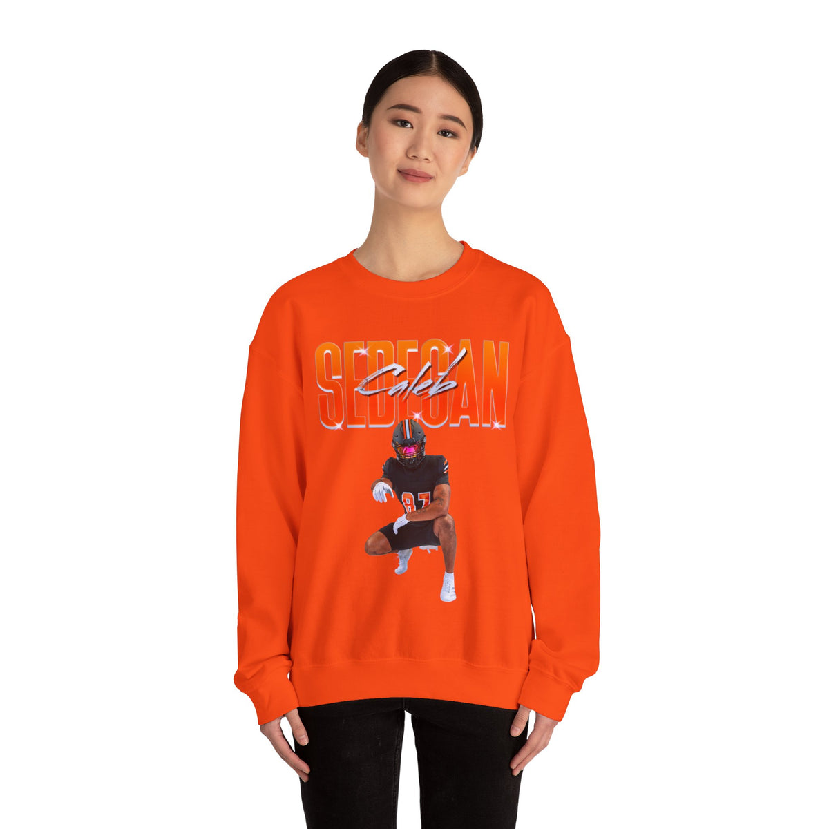 Caleb Sedegan Big Last Name Crewneck Sweatshirt