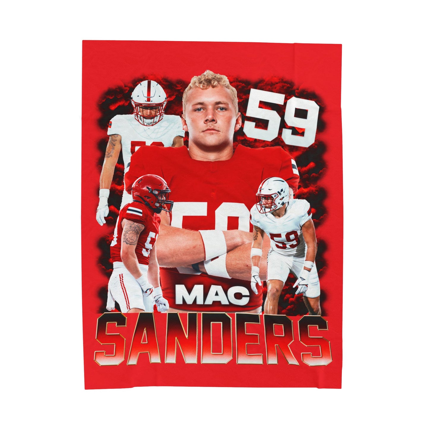 Mac Sanders 60"-80" Plush Blanket