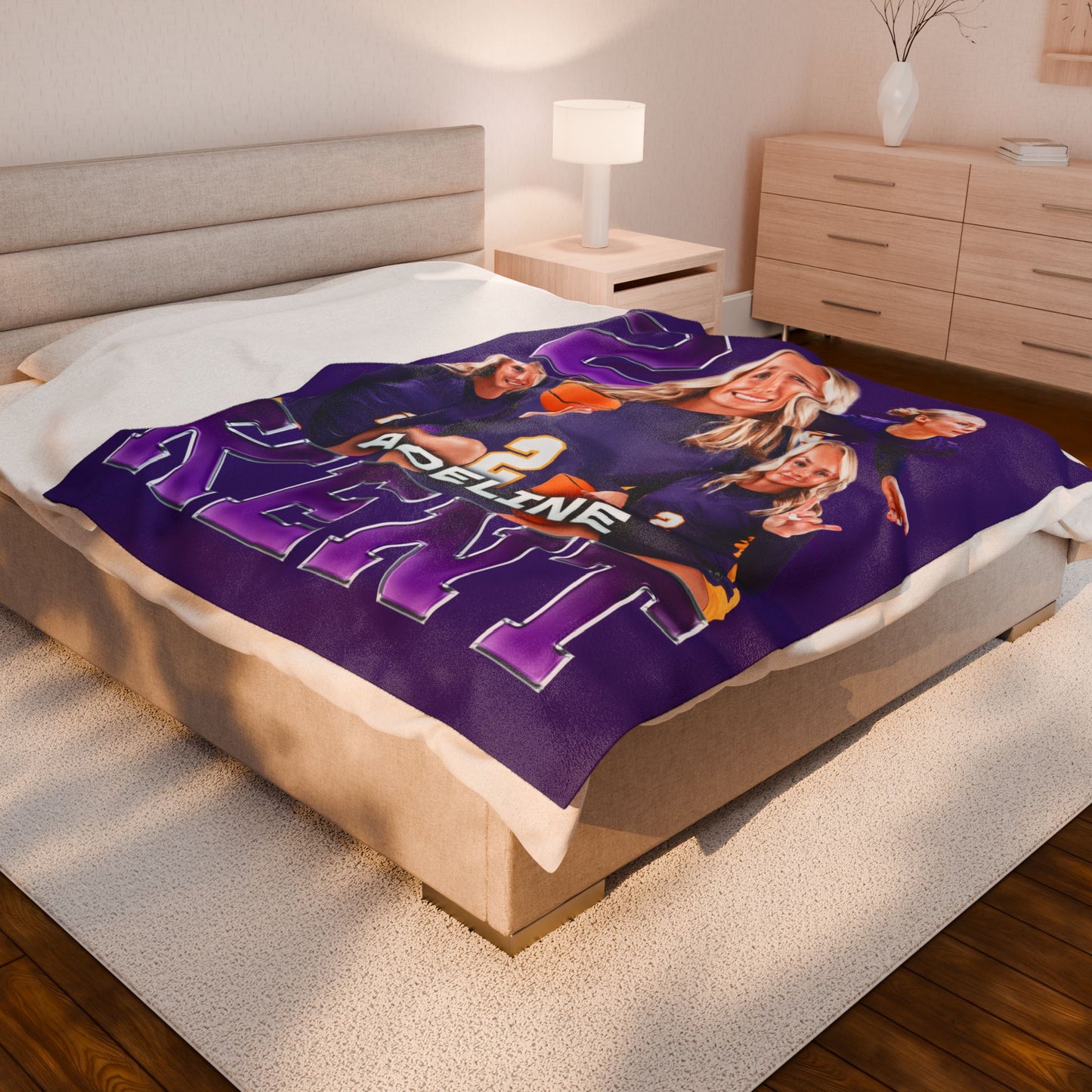 Adeline Kent 60"-80" Plush Blanket