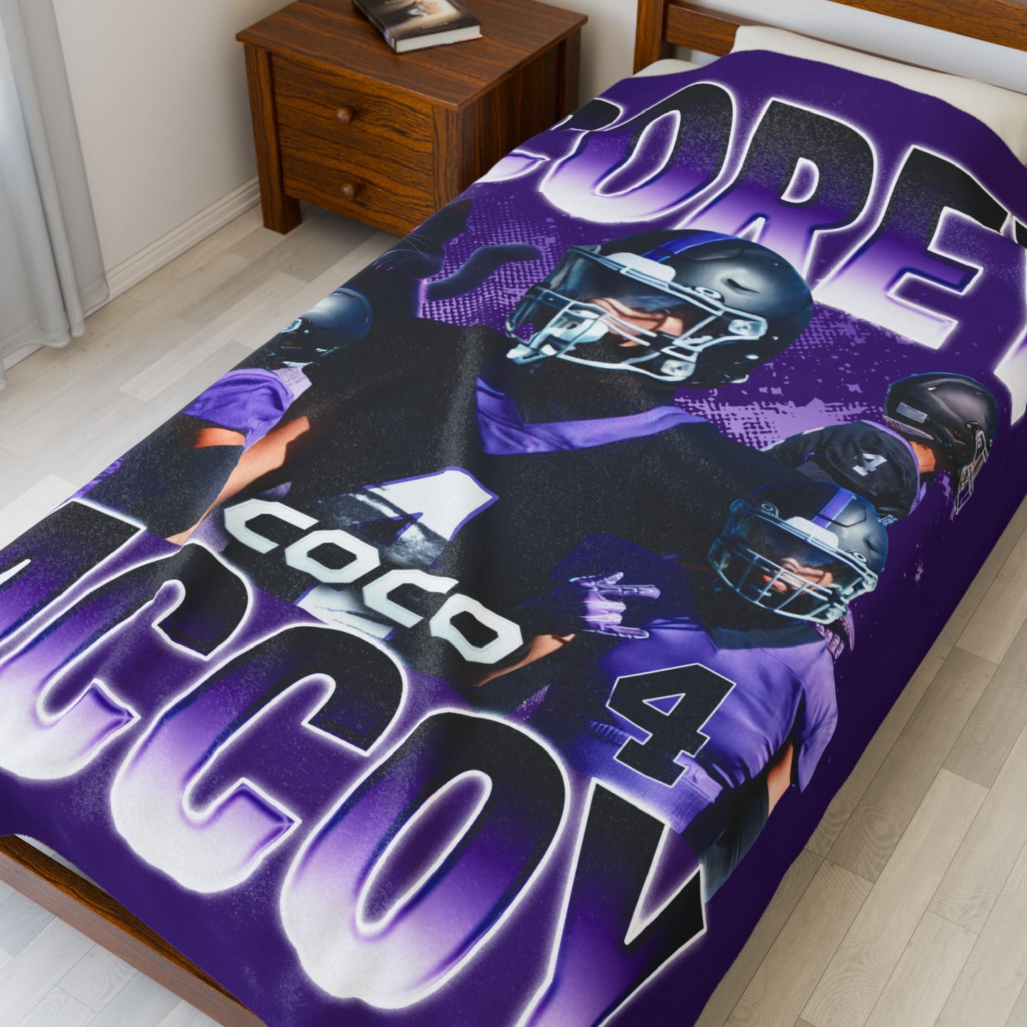 Corey McCoy 60"-80" Plush Blanket