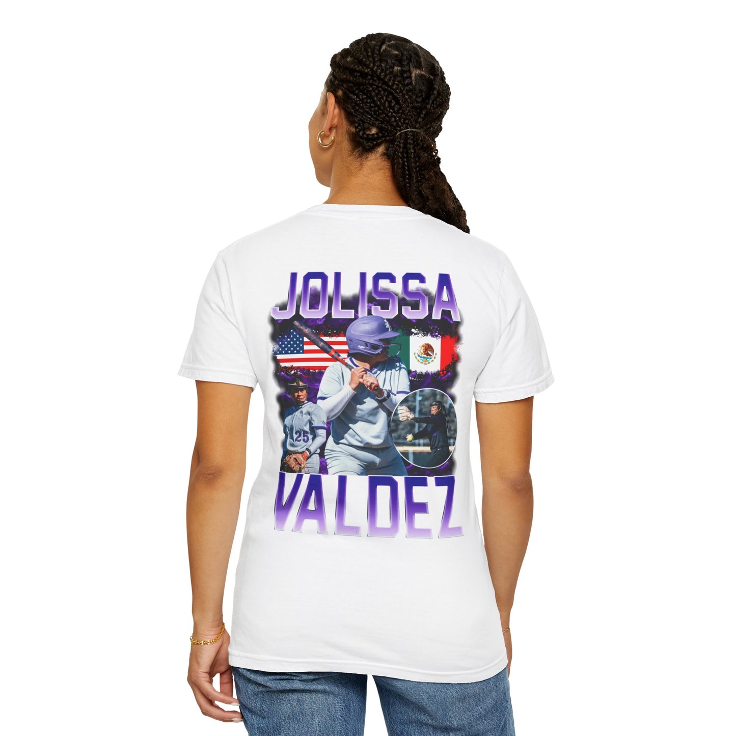 Jolissa Valdez Logo Front & Back Premium Tee