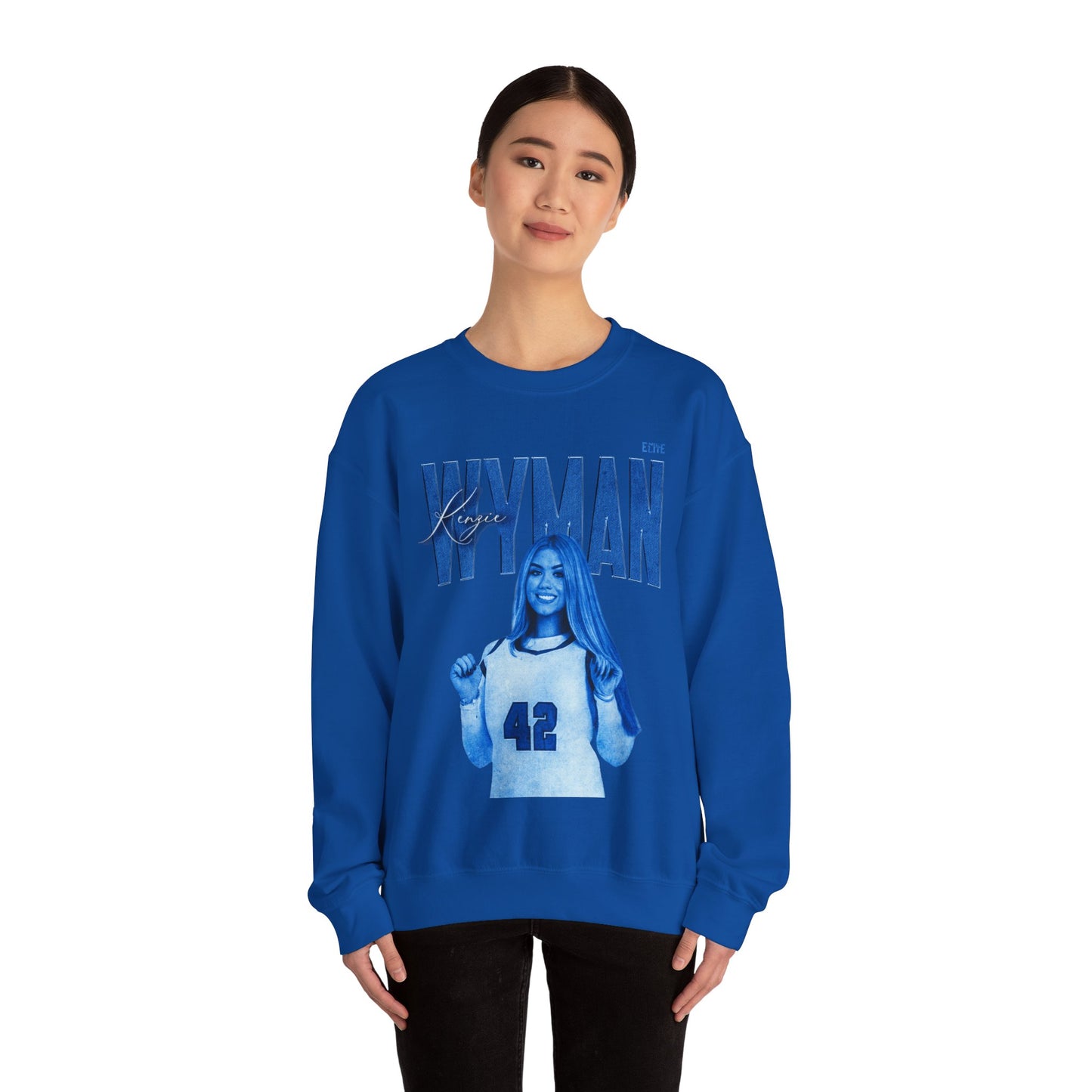 Kenzie Wyman Faded Glory Crewneck Sweatshirt