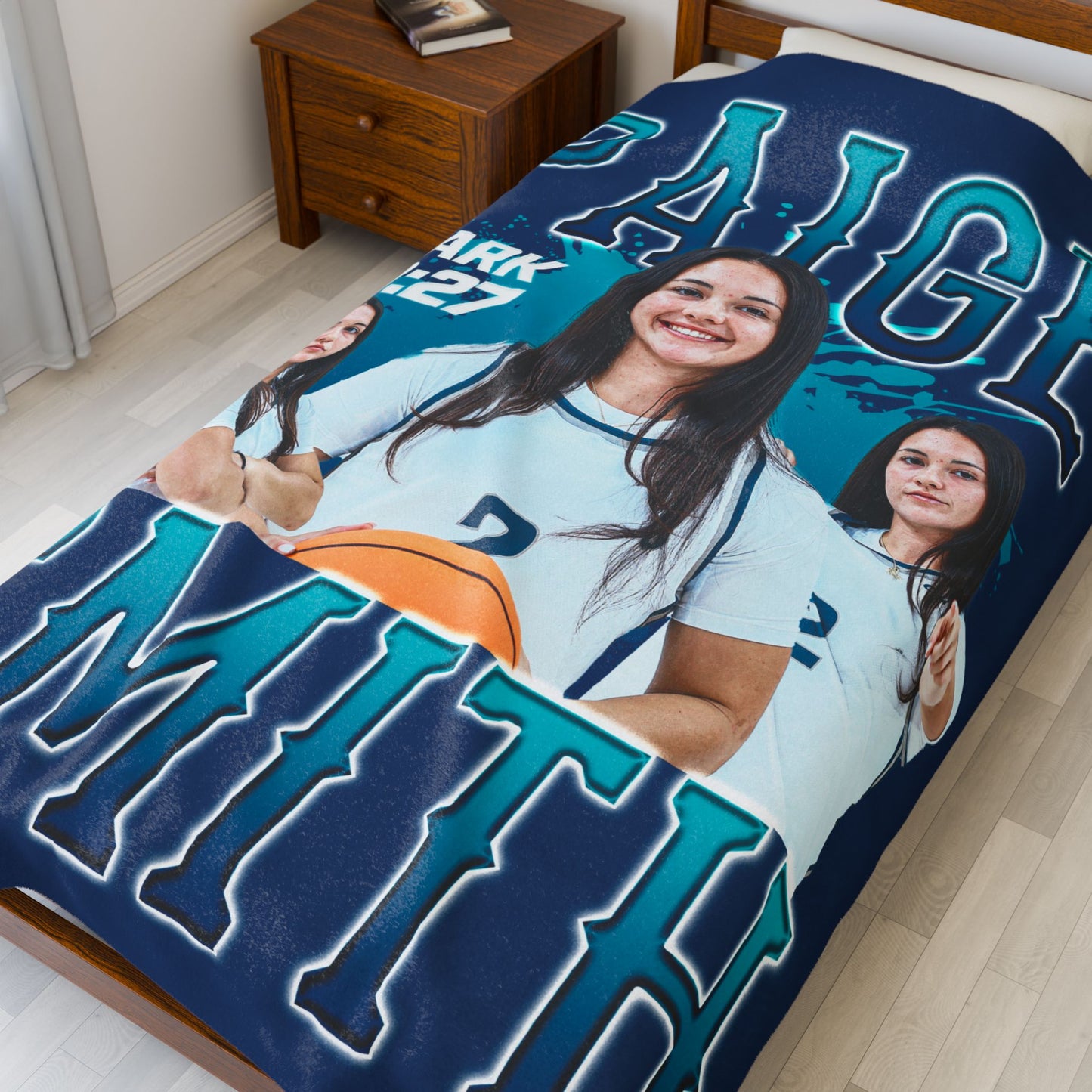 Paige Smith 60"-80" Plush Blanket