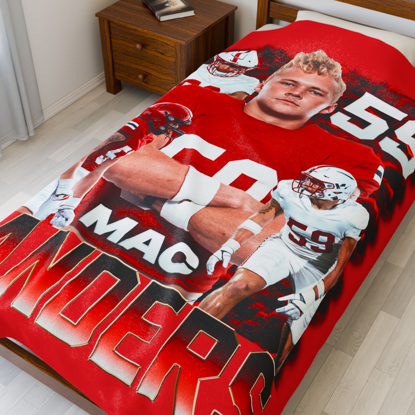 Mac Sanders 60"-80" Plush Blanket