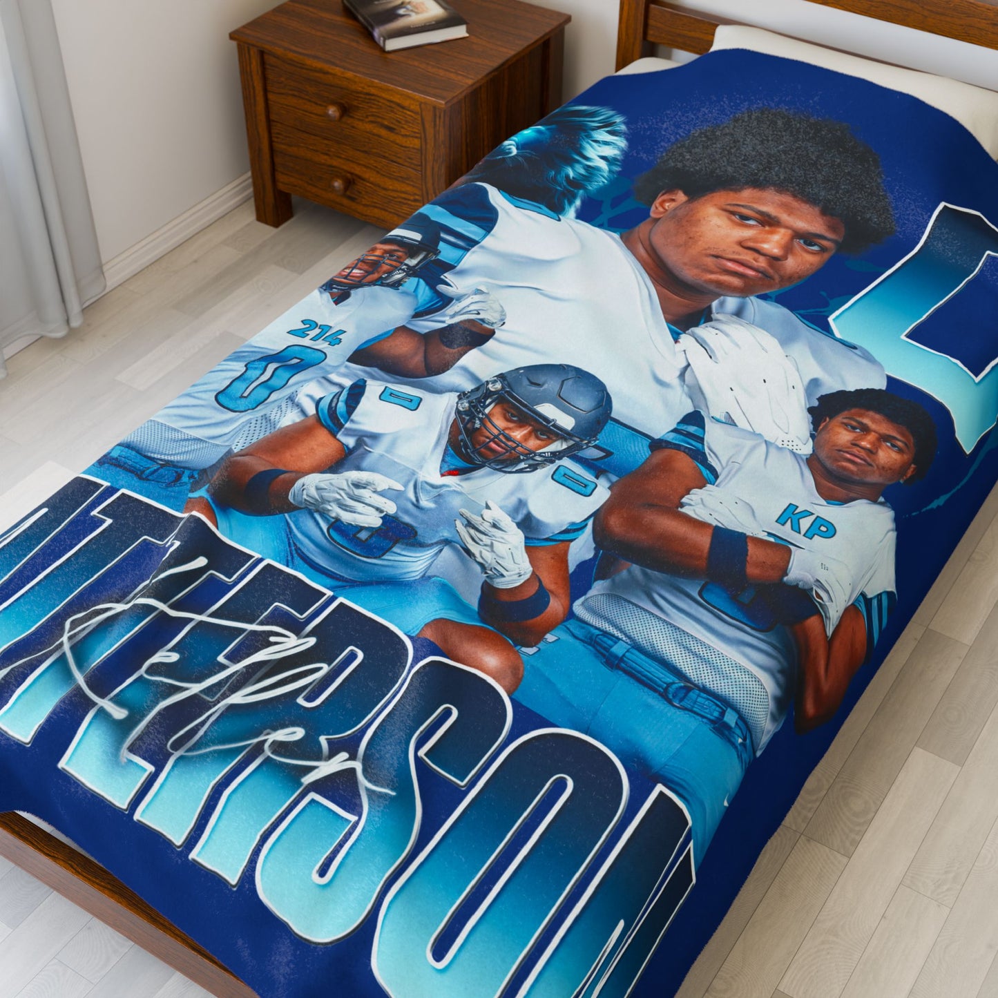 Keller Patterson 60"-80" Plush Blanket