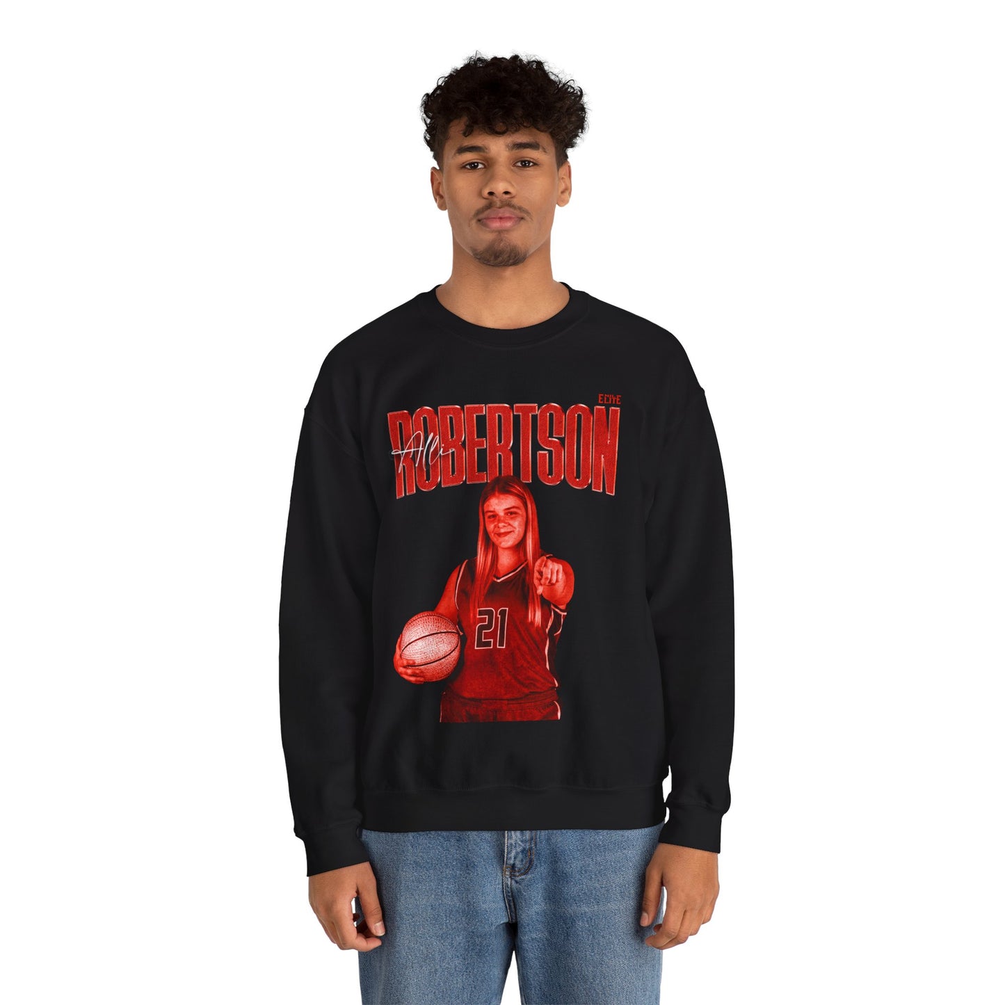 Alli Robertson Faded Glory Crewneck Sweatshirt