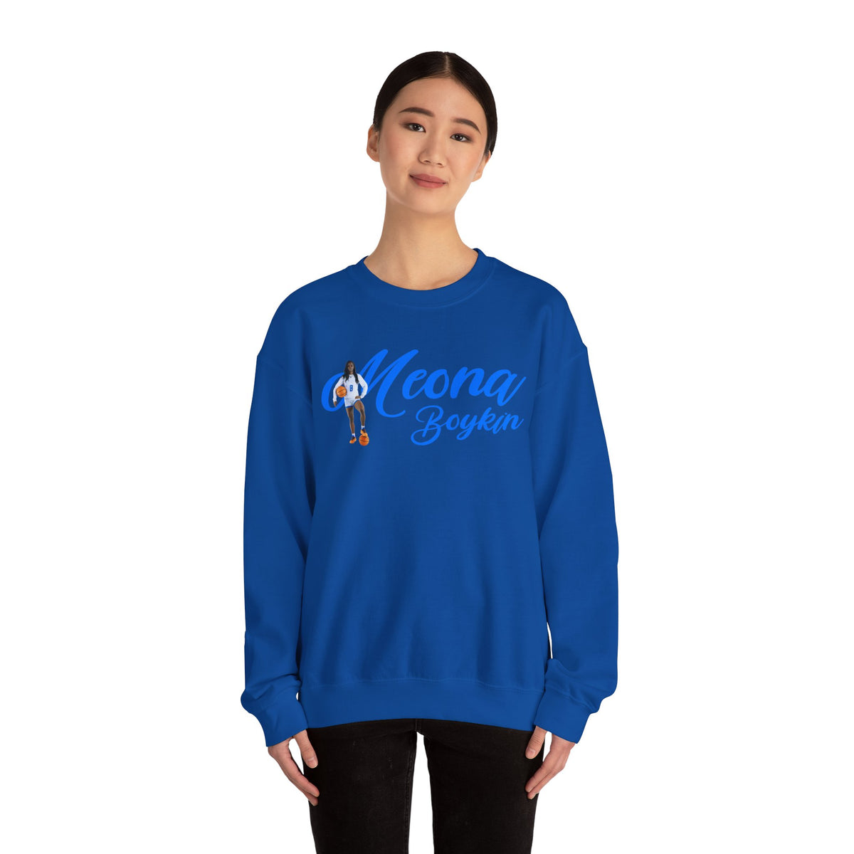 Meona Boykin Cursive Crewneck Sweatshirt