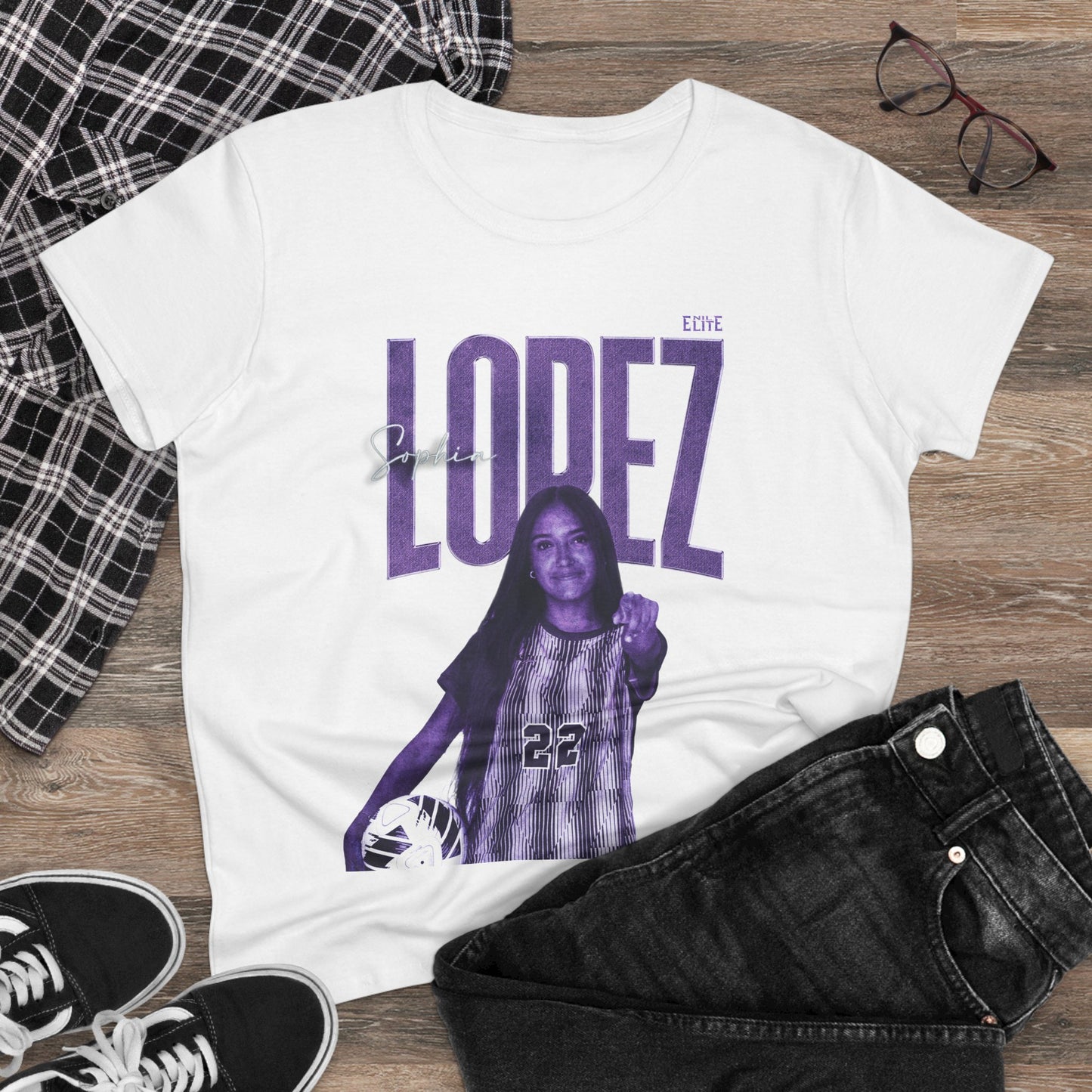 Sophia Lopez Faded Glory Women's Tee