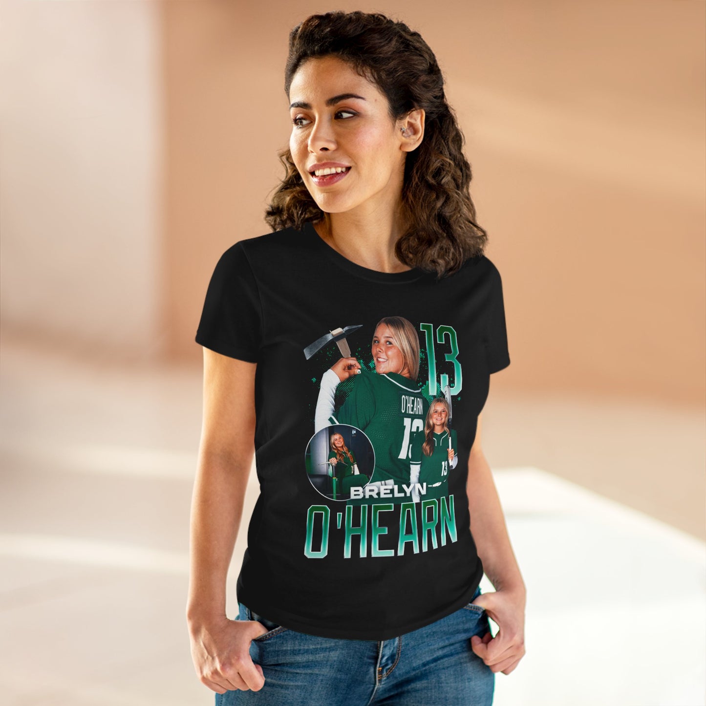 Brelyn O'Hearn Name & Number Ombre Women's Tee