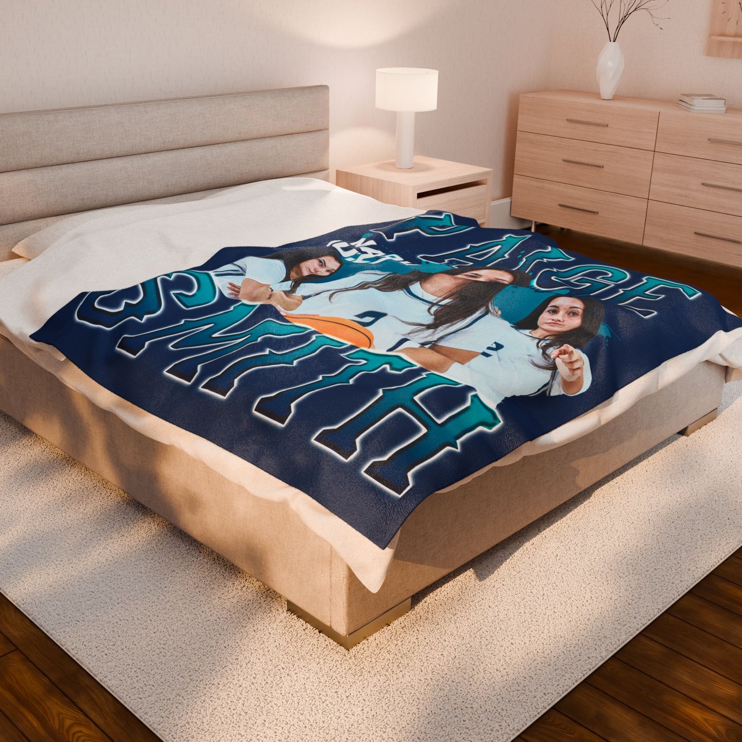 Paige Smith 60"-80" Plush Blanket